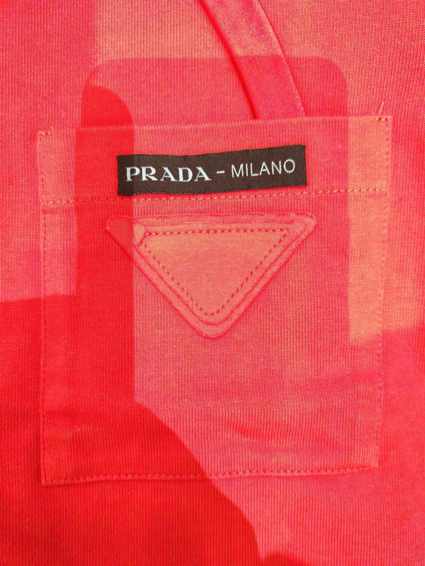 Prada Prada Red Bow Short Sleeve T-shirt 36 Size XS / US 0-2 / IT 36-38 - 7 Thumbnail