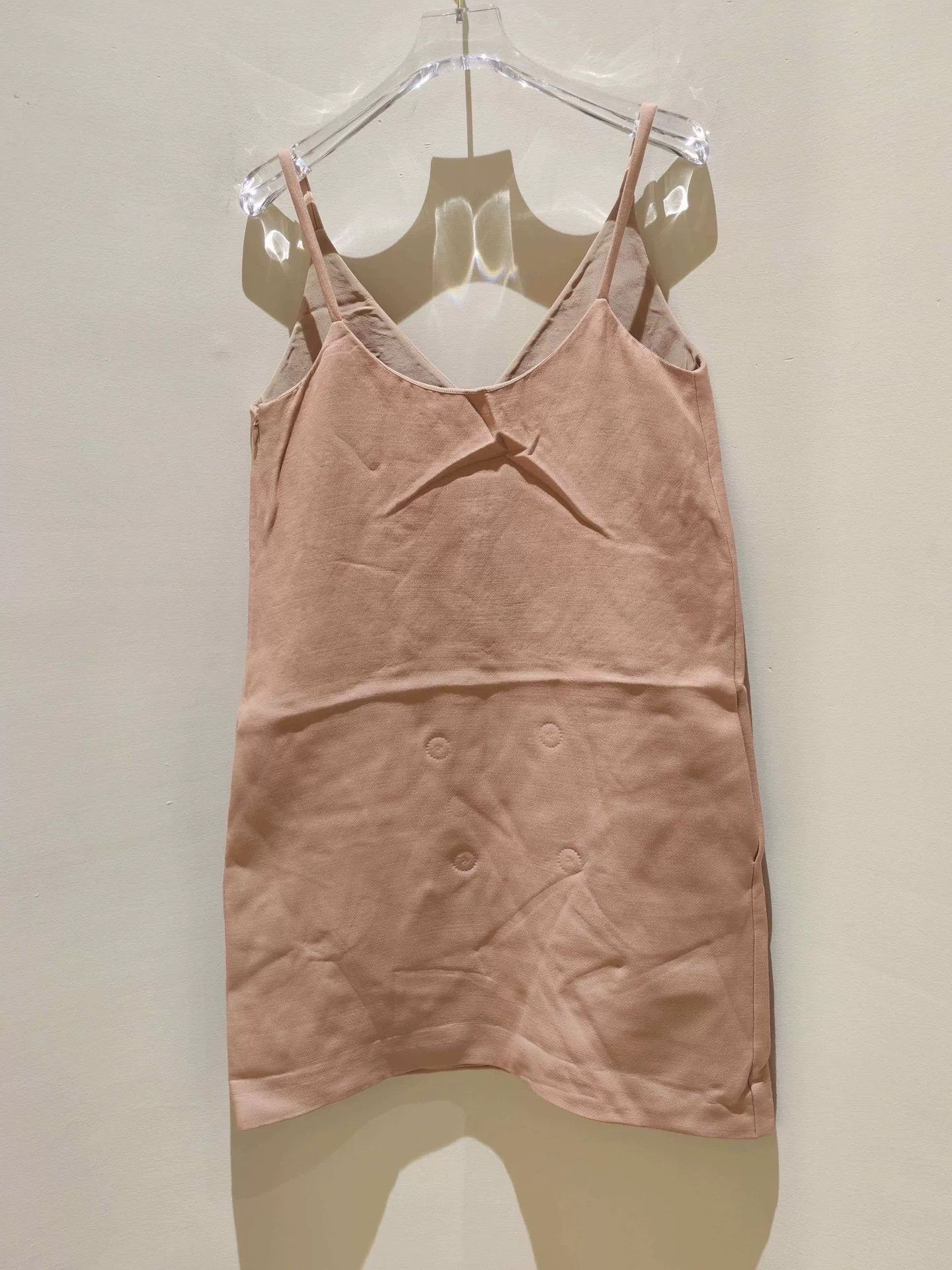 Dior Dior Nude Pink Bee Camisole Dress Size XXS / US 00 / IT 34 - 2 Thumbnail