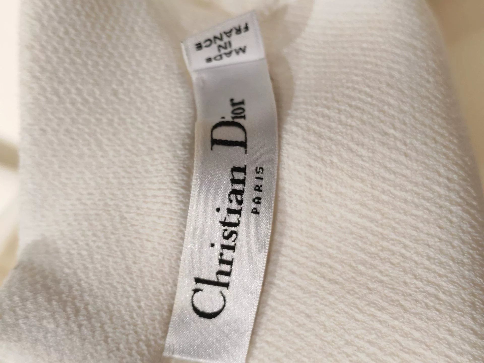 Dior Dior White Sleeveless Dress Size XS / US 0-2 / IT 36-38 - 5 Thumbnail