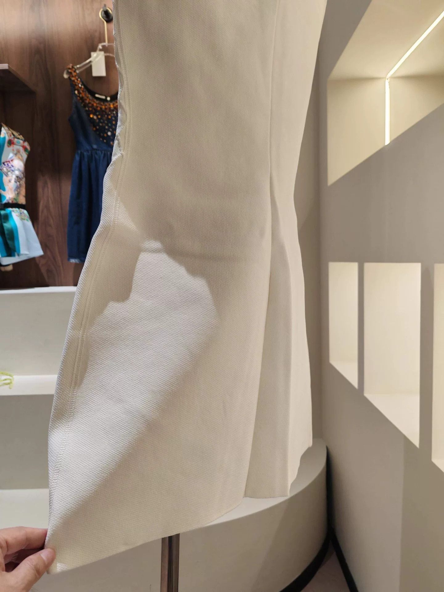 Dior Dior White Sleeveless Dress Size XS / US 0-2 / IT 36-38 - 6 Thumbnail