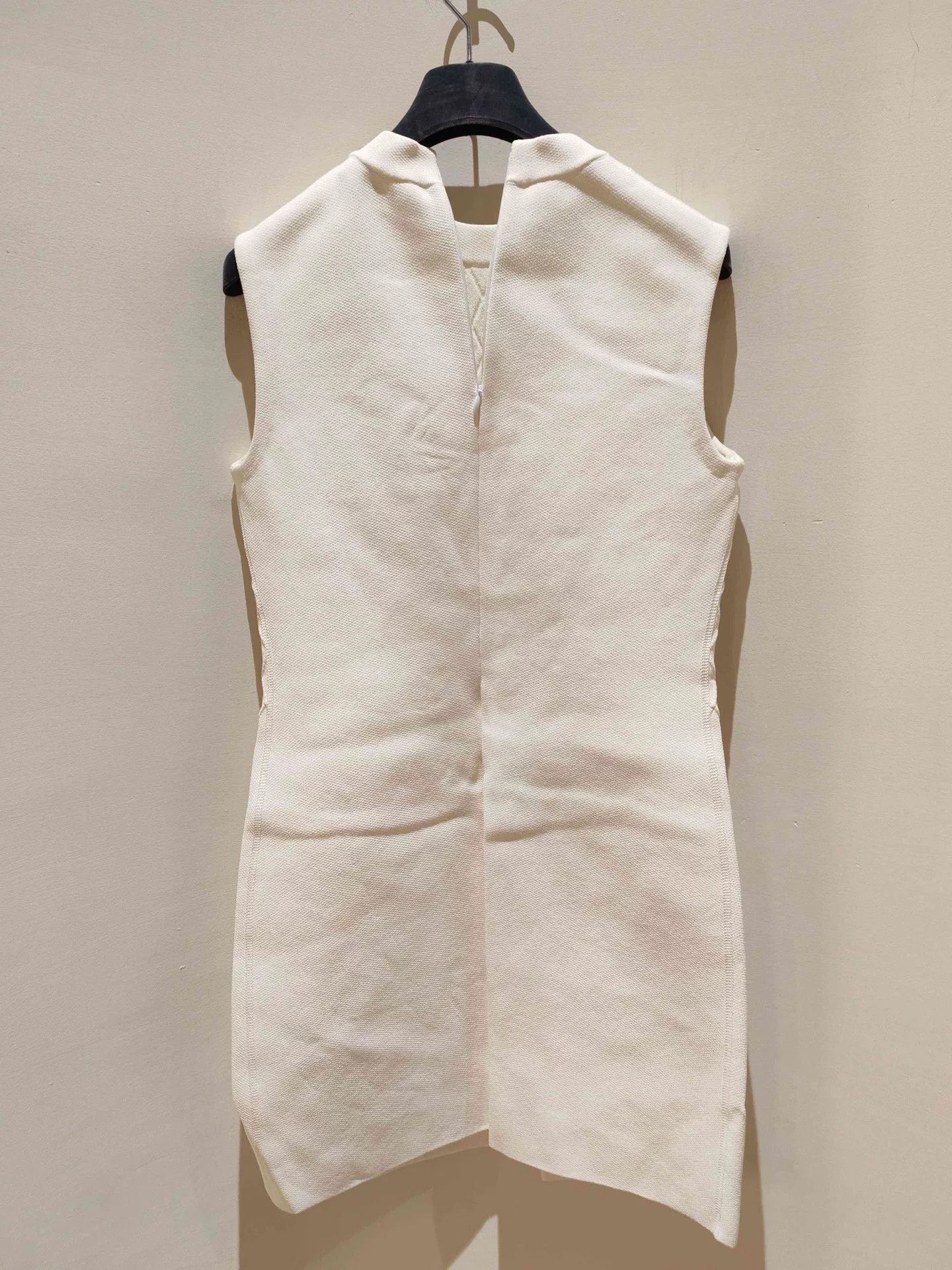 Dior Dior White Sleeveless Dress Size XS / US 0-2 / IT 36-38 - 3 Thumbnail