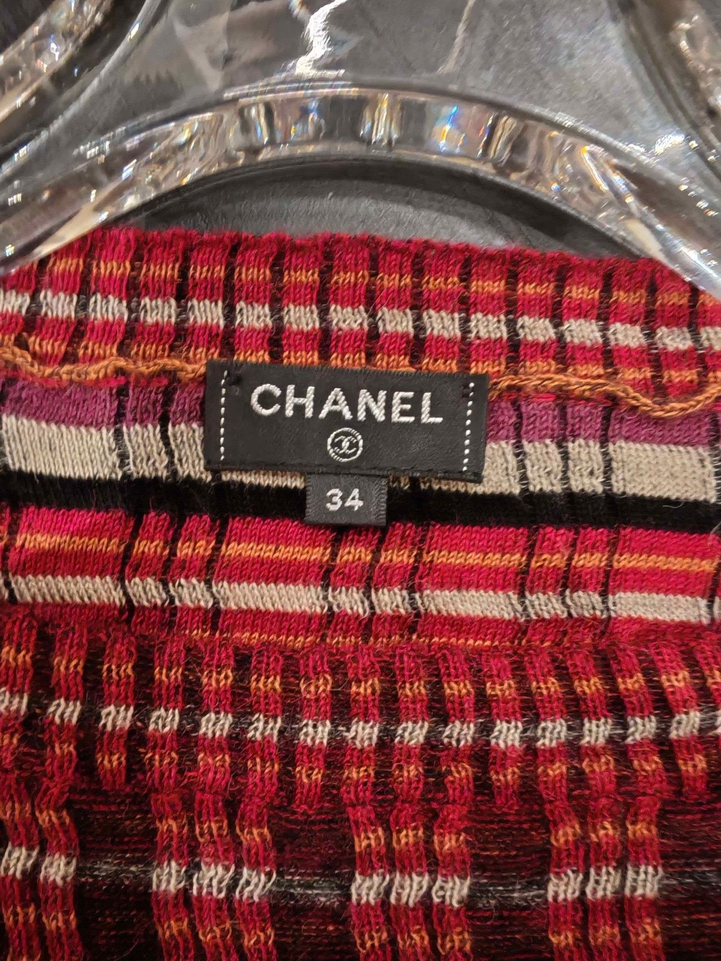 Chanel Chanel Hamburger Series Knit Top Size XXS / US 00 / IT 34 - 4 Thumbnail