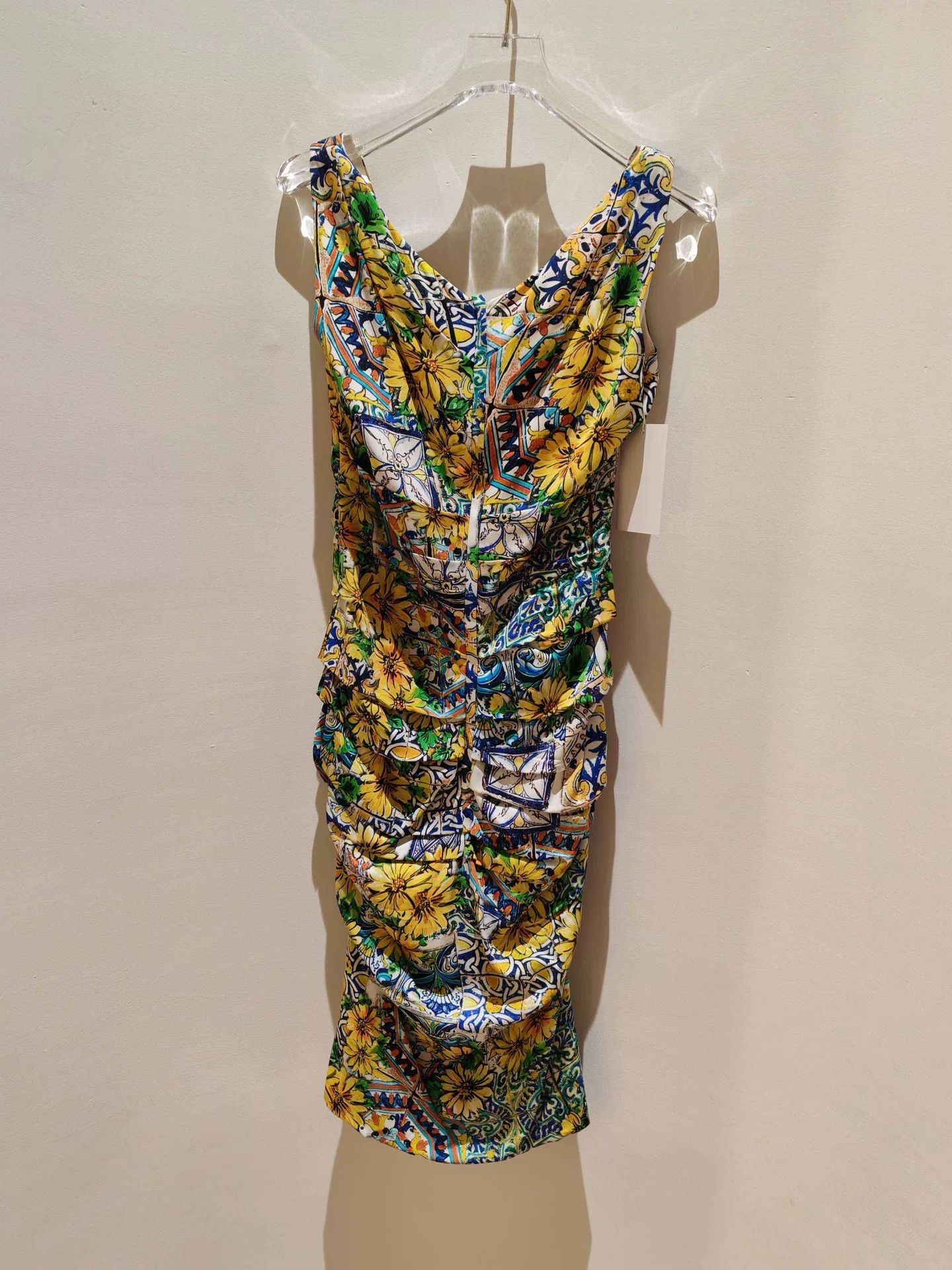 Dolce & Gabbana Dolce & Gabbana Floral Slim Dress Size S / US 4 / IT 40 - 5 Thumbnail