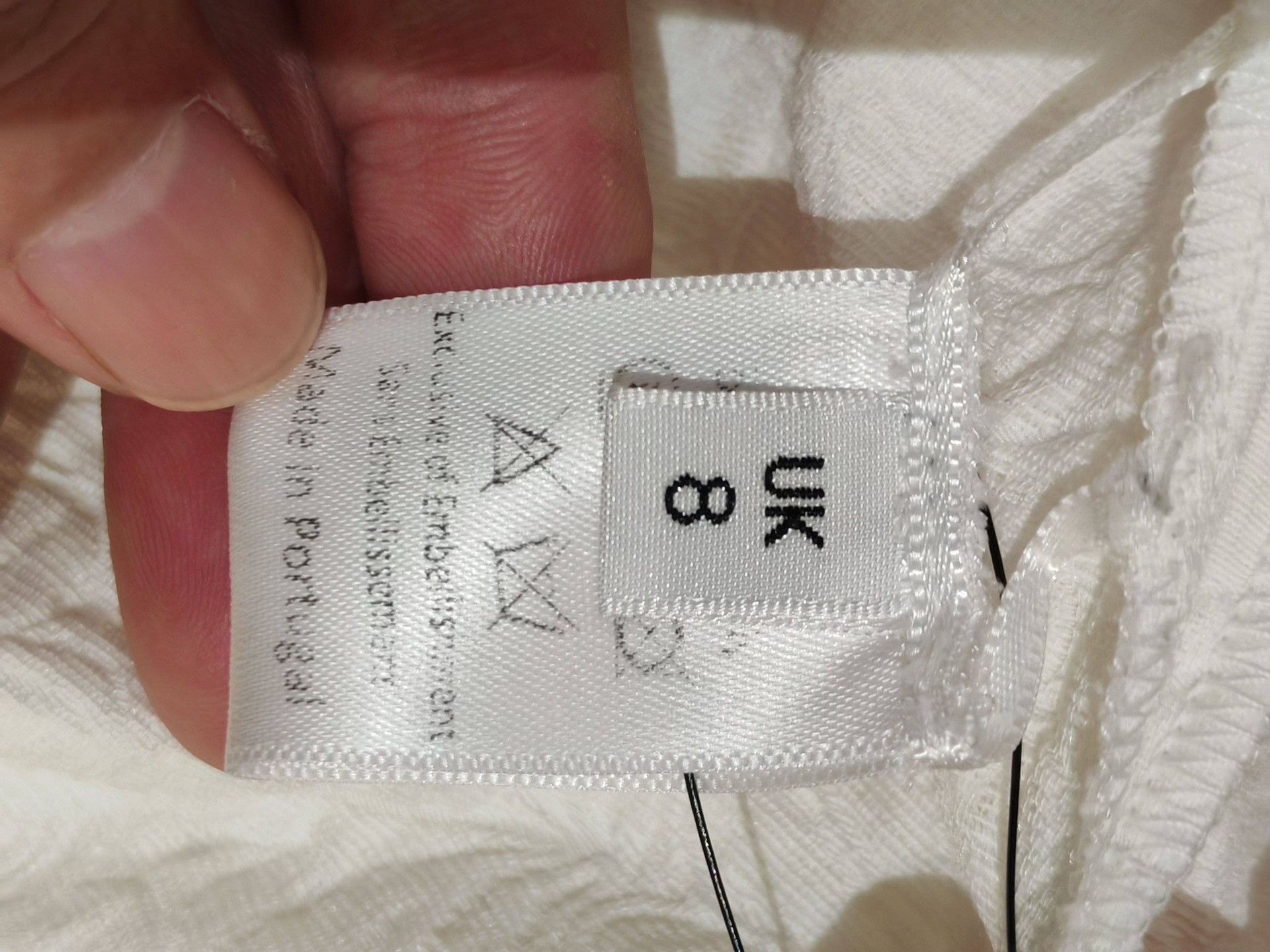 Simone Rocha Simone Rocha UK8 White Dress Size S / US 4 / IT 40 - 4 Thumbnail