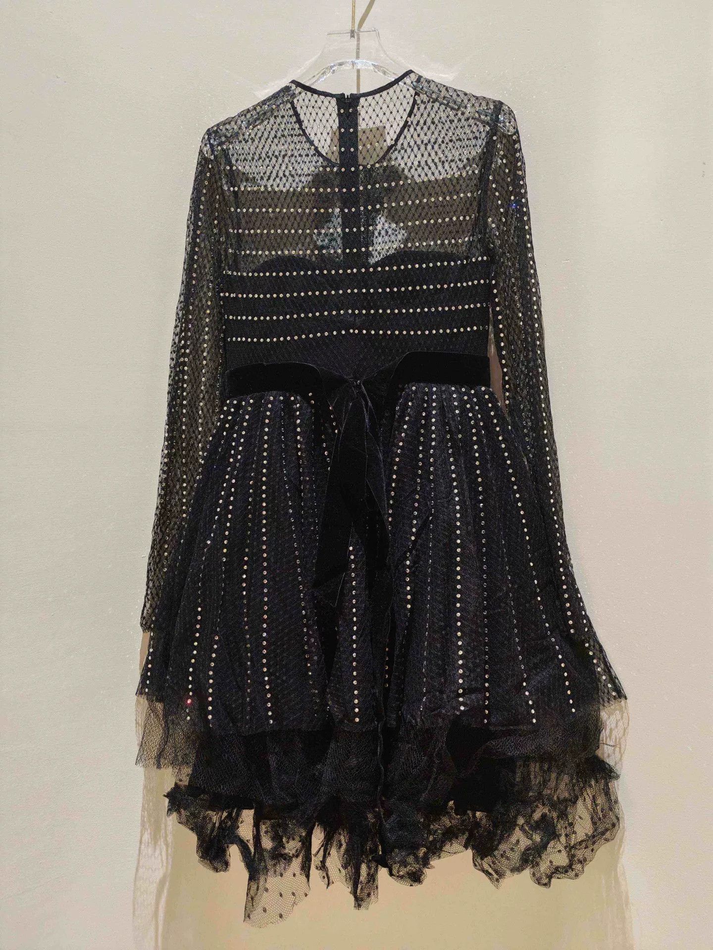 Philosophy di Lorenzo Serafini Philosophy Black Sequin Dress Size XXS / US 00 / IT 34 - 6 Thumbnail