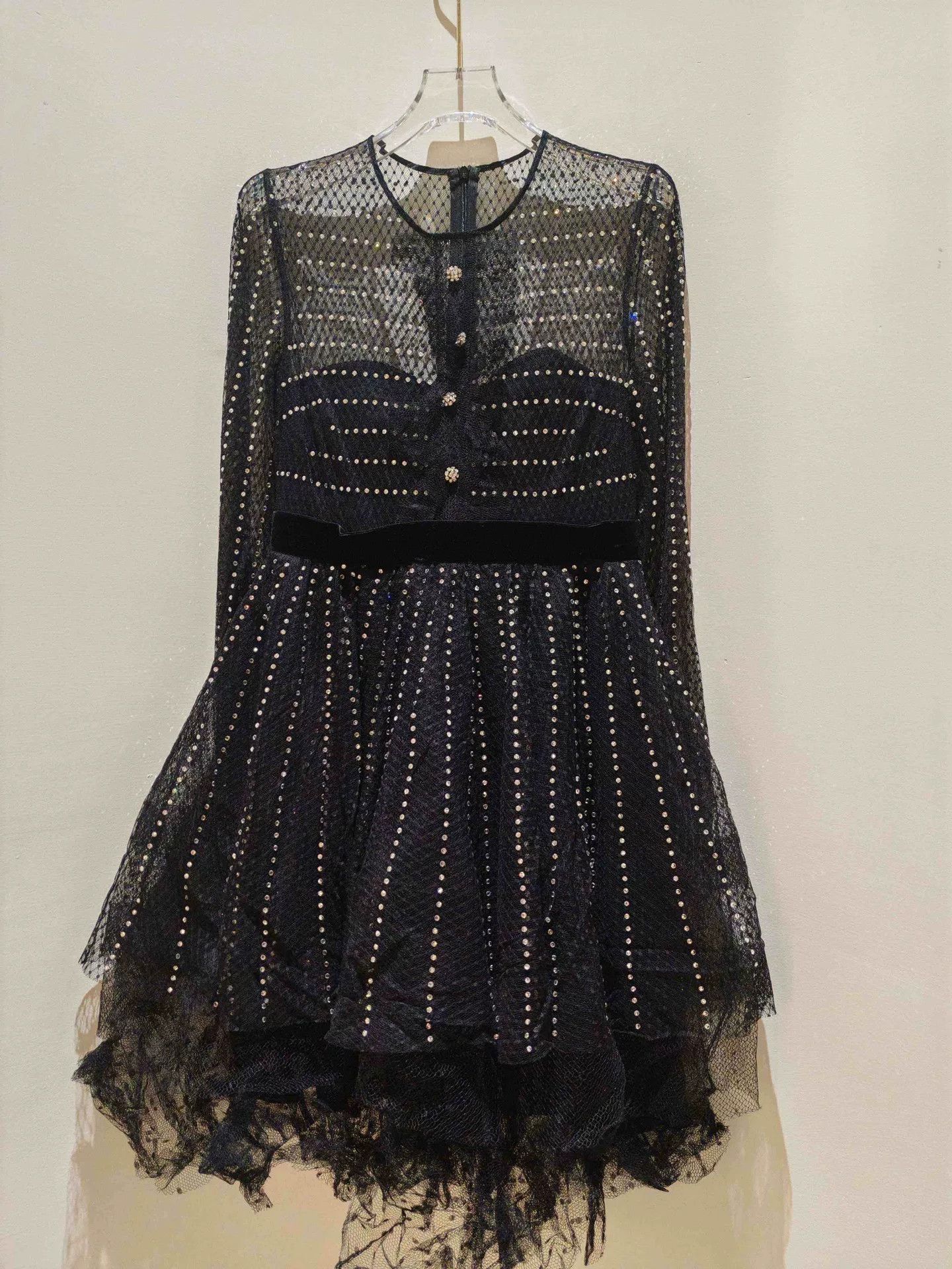 Philosophy di Lorenzo Serafini Philosophy Black Sequin Dress Size XXS / US 00 / IT 34 - 5 Thumbnail