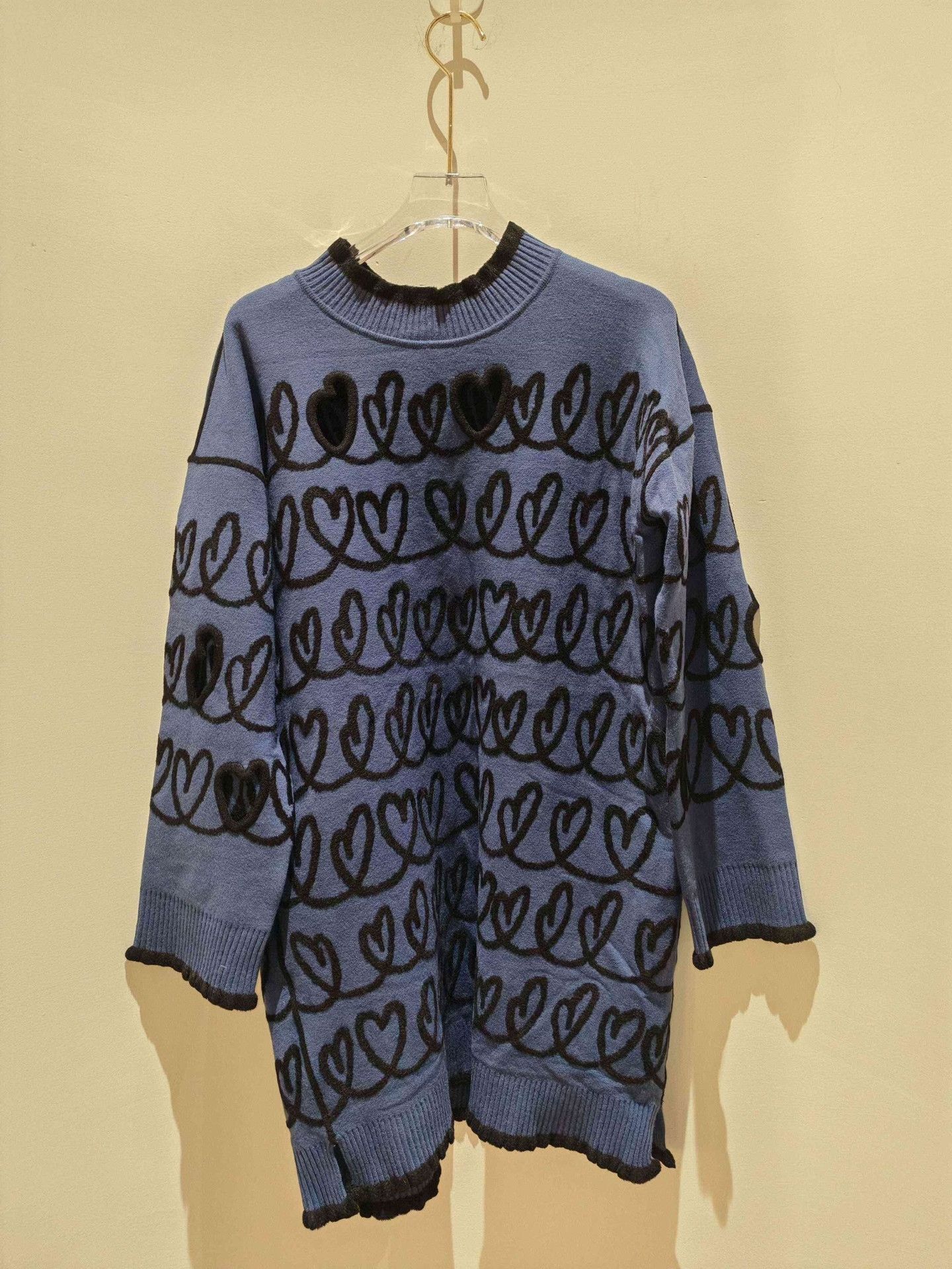 Fendi FENDI Purple Heart Long Sweater Dress Size S / US 4 / IT 40 - 2 Thumbnail