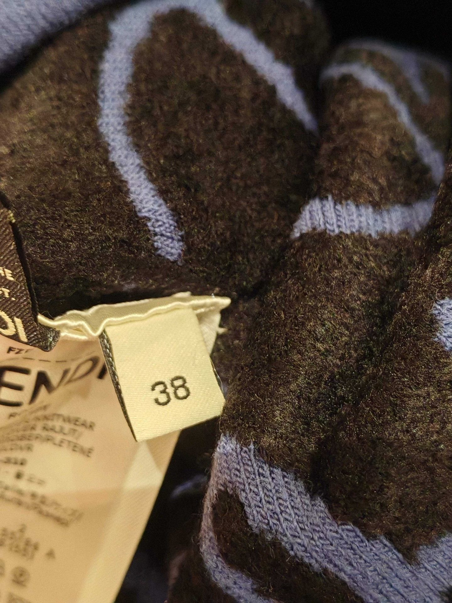 Fendi FENDI Purple Heart Long Sweater Dress Size S / US 4 / IT 40 - 6 Thumbnail