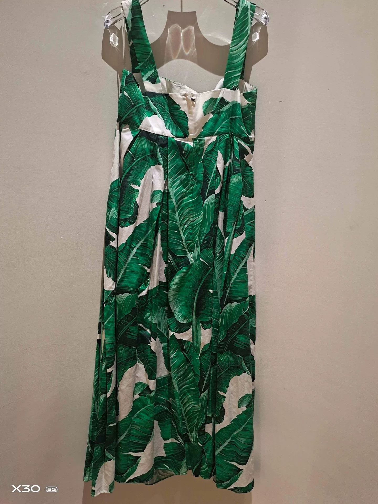 Dolce & Gabbana Dolce & Gabbana Banana Leaf Slip Dress Size M / US 6-8 / IT 42-44 - 5 Thumbnail