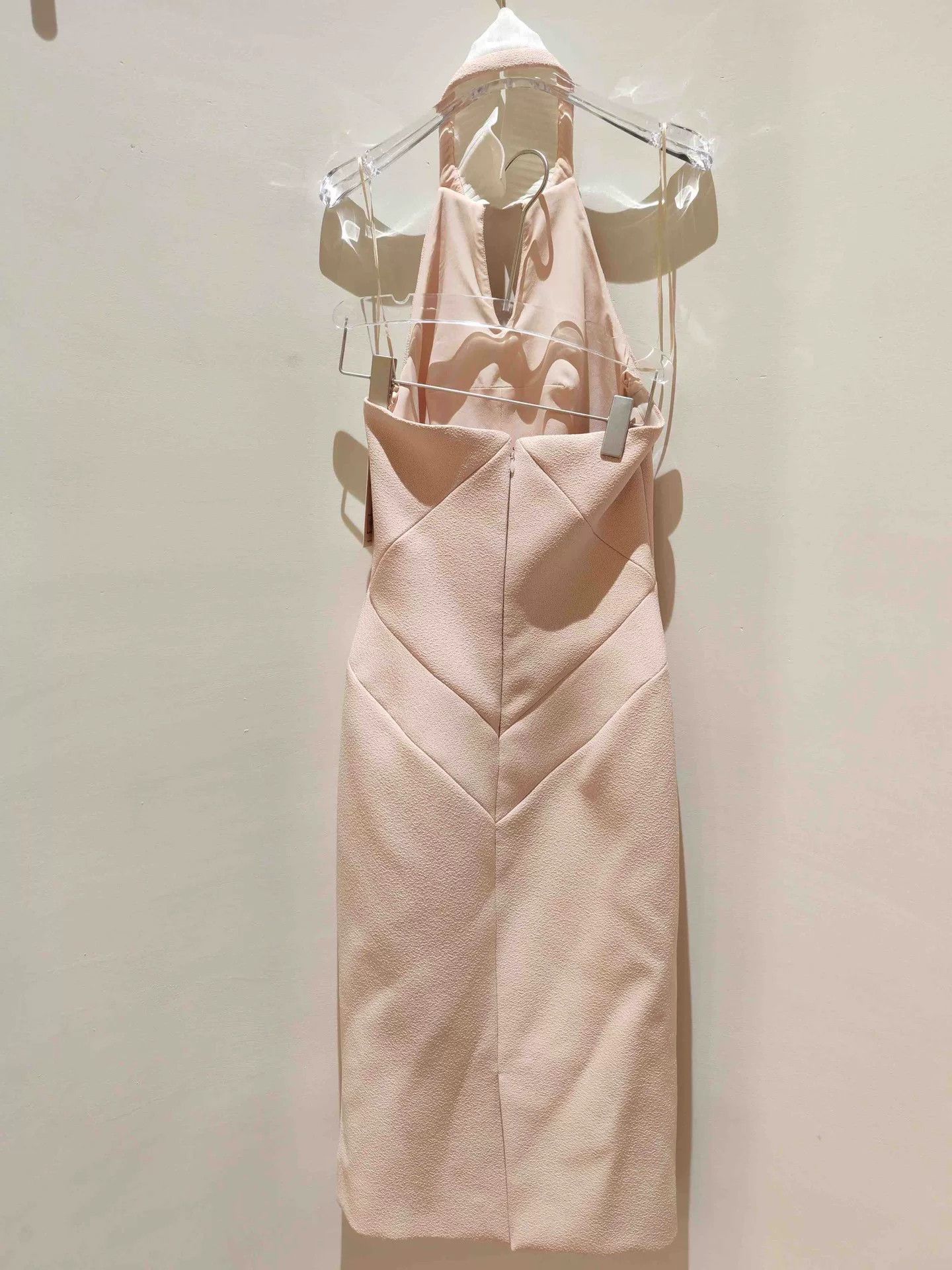 Balenciaga Balenciaga Nude Pink Halter Dress Size 38 Size S / US 4 / IT 40 - 3 Thumbnail