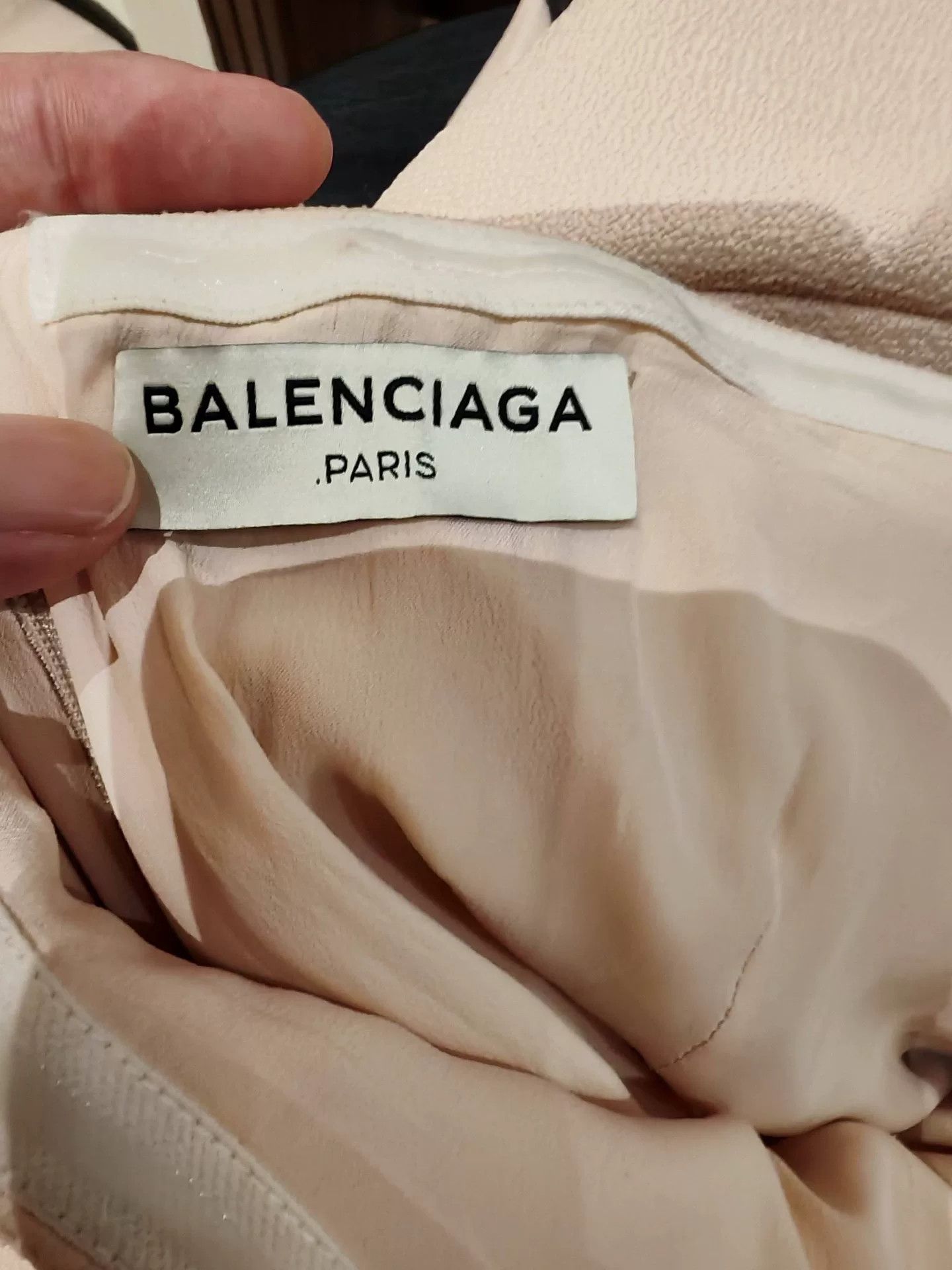 Balenciaga Balenciaga Nude Pink Halter Dress Size 38 Size S / US 4 / IT 40 - 5 Thumbnail