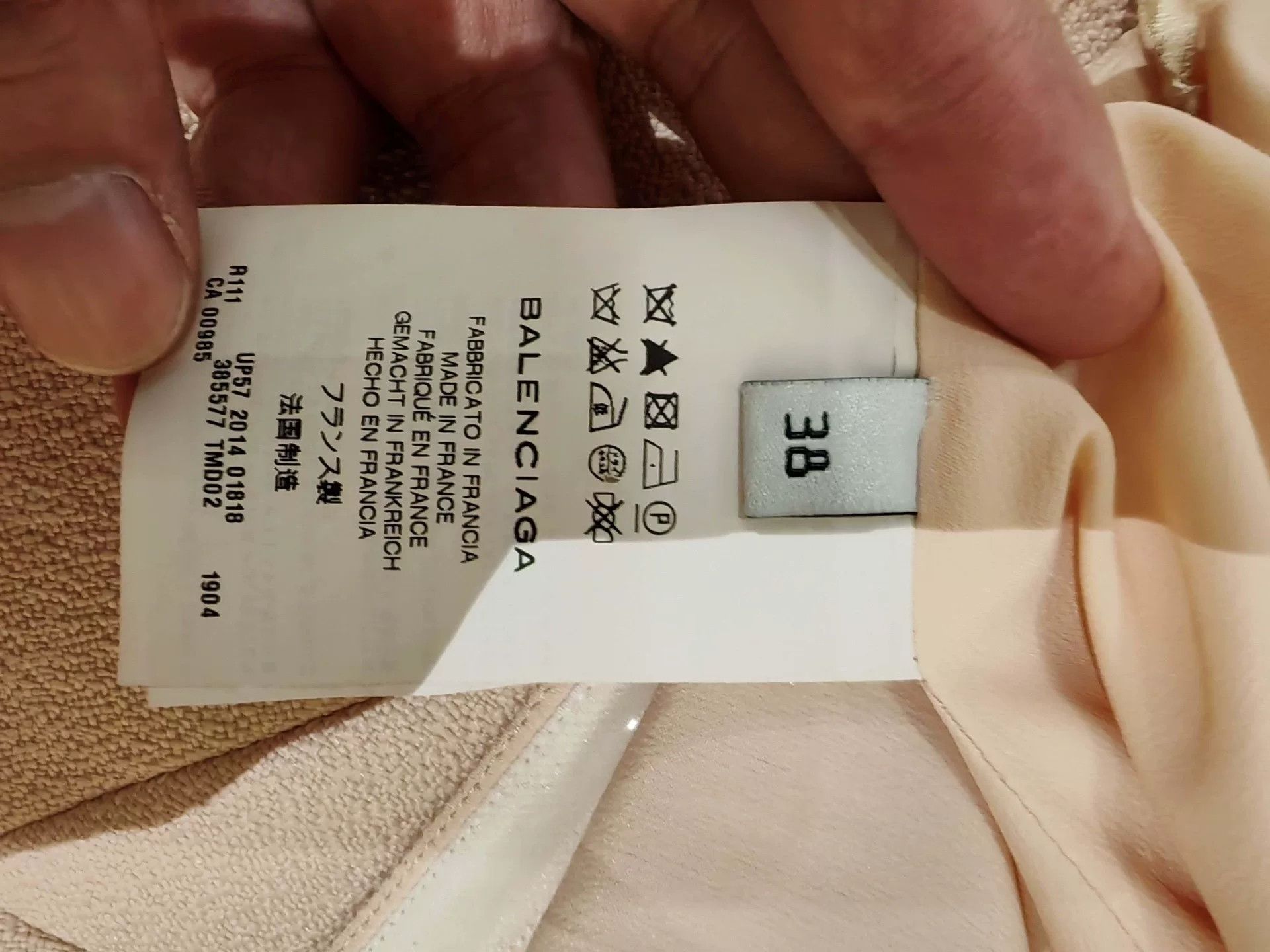 Balenciaga Balenciaga Nude Pink Halter Dress Size 38 Size S / US 4 / IT 40 - 6 Thumbnail