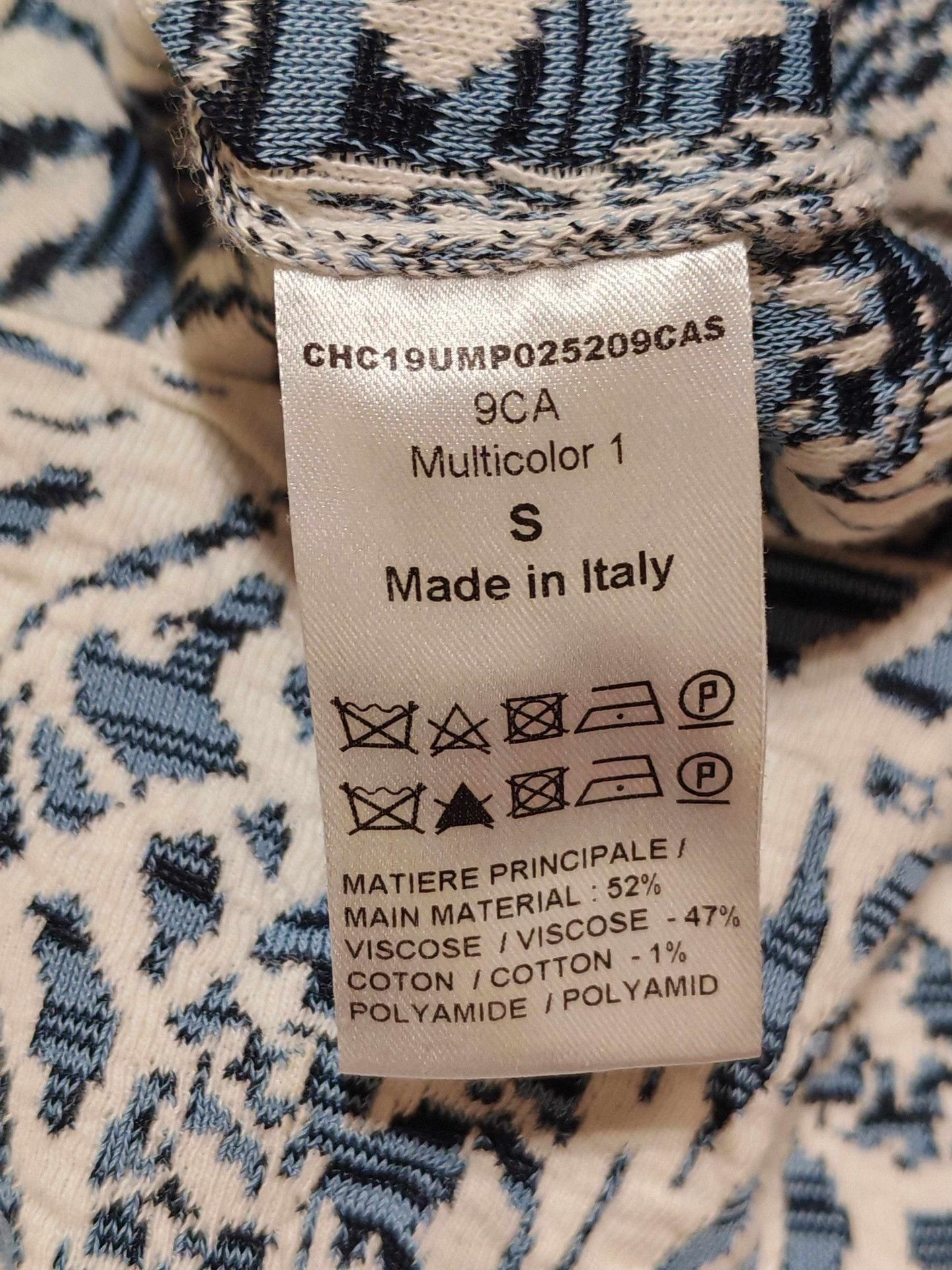 Chloe Chloé Abstract Texture Jacquard Knit Top Size S / US 4 / IT 40 - 4 Thumbnail