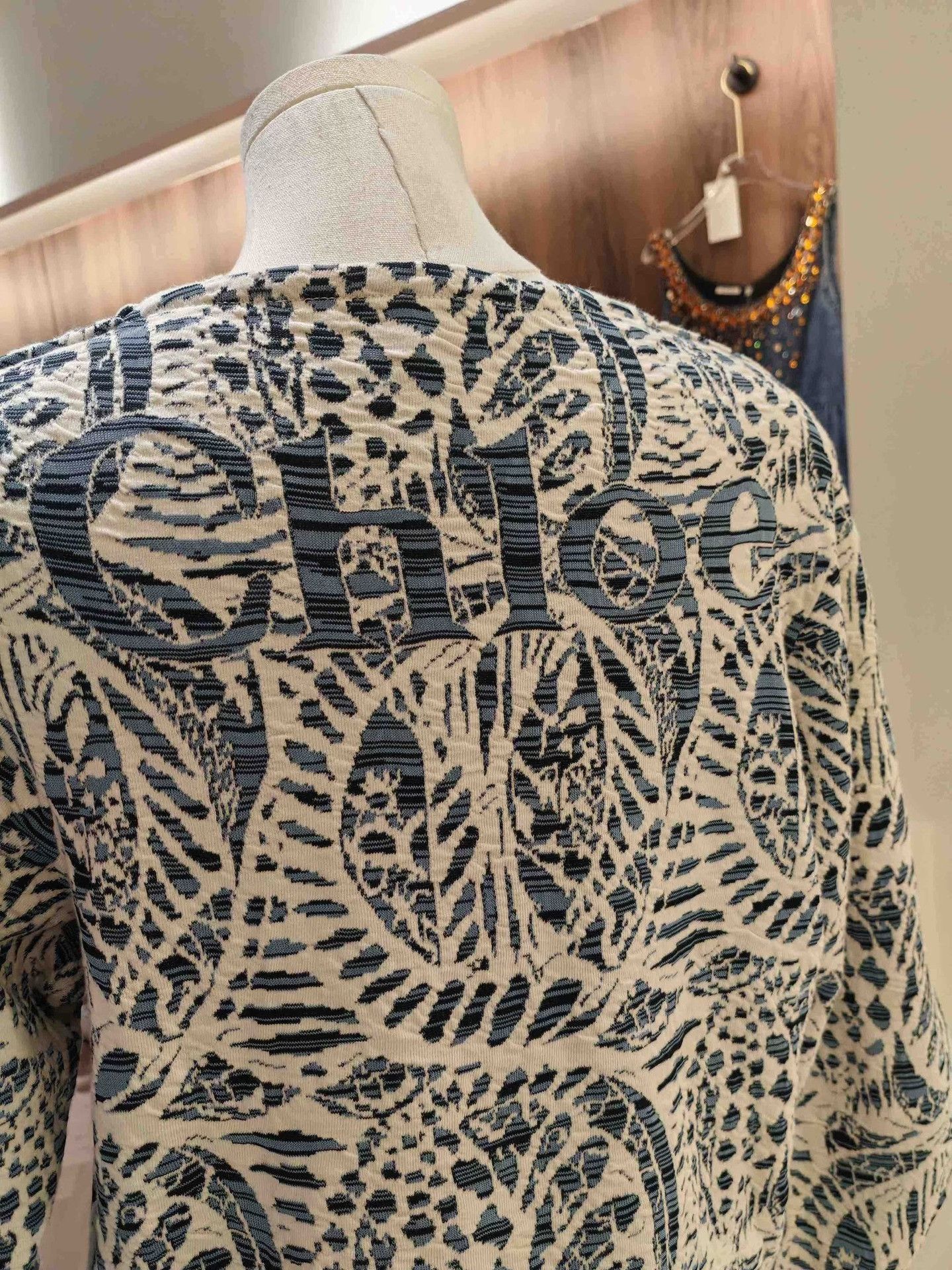 Chloe Chloé Abstract Texture Jacquard Knit Top Size S / US 4 / IT 40 - 5 Thumbnail
