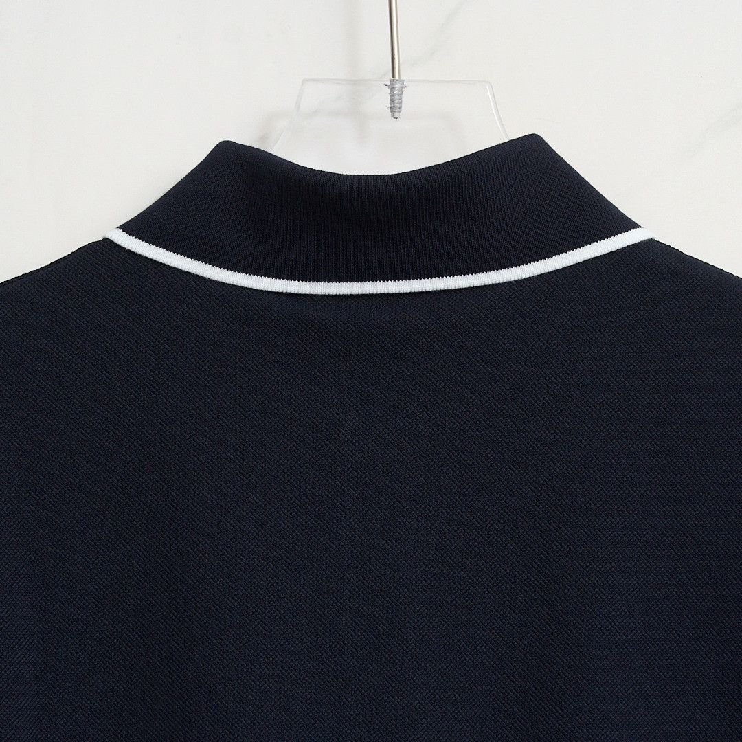Gucci Gucci Men's Navy Logo Stripe Polo Size US M / EU 48-50 / 2 - 4 Thumbnail
