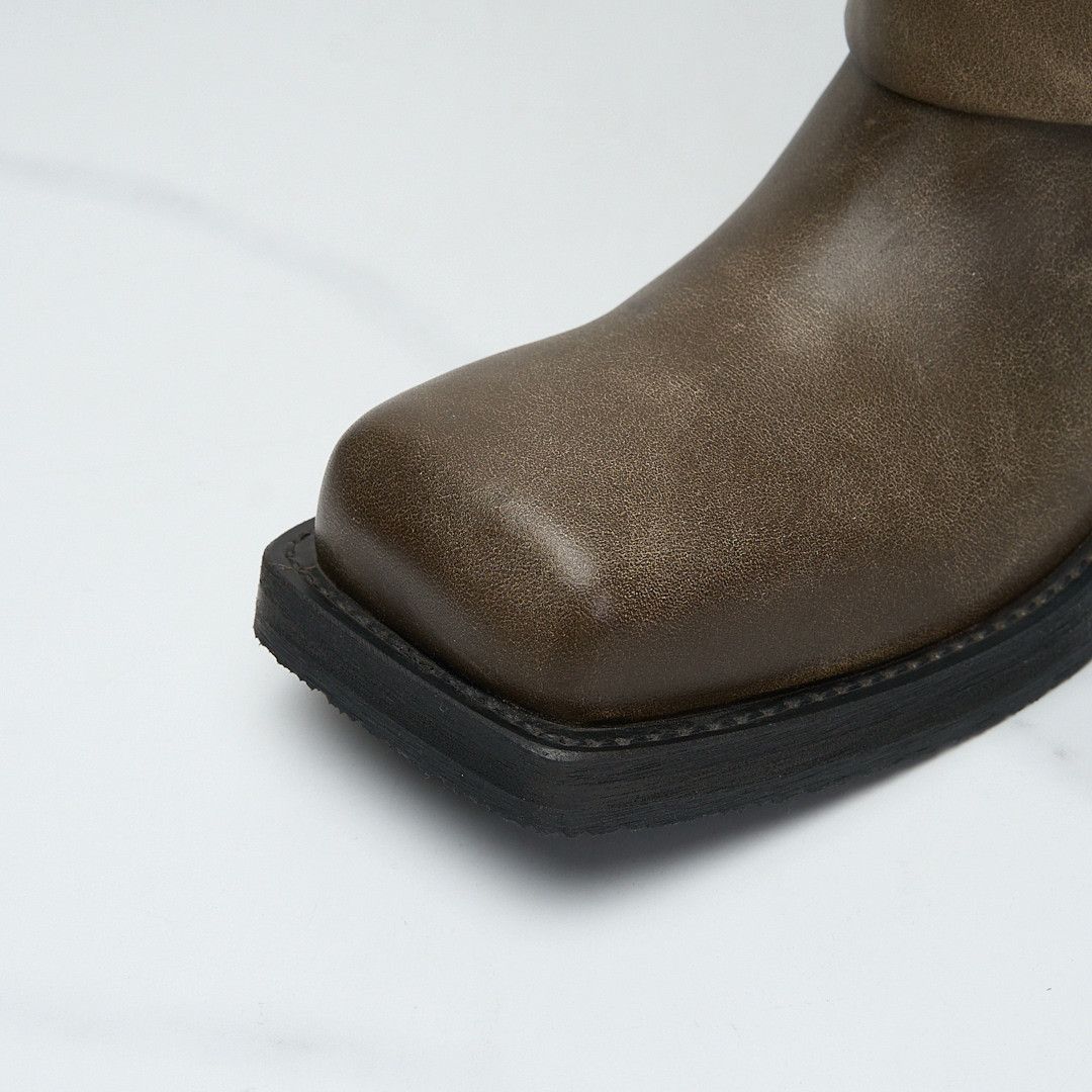 Acne Studios Acne Studios Women's Square-Toe Knee-High Boots Size US 5 / IT 35 - 4 Thumbnail
