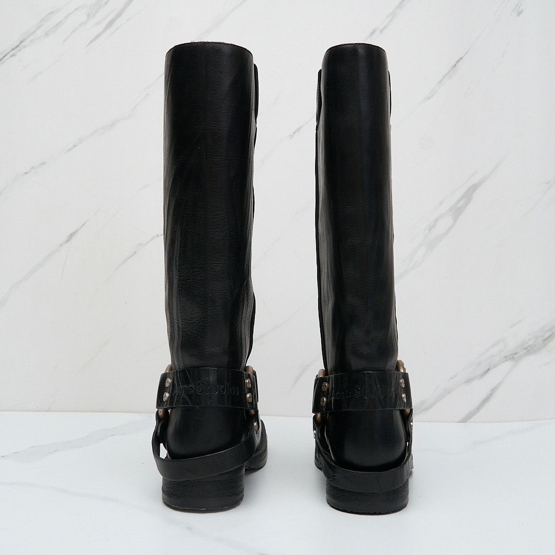 Acne Studios Acne Studios Women's Square-Toe Biker Boots Size US 4 / IT 34 - 6 Thumbnail
