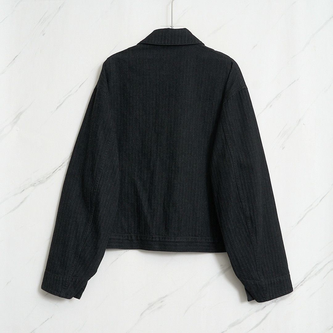 Prada Prada Men's Logo Herringbone Denim Jacket Size US M / EU 48-50 / 2 - 3 Thumbnail