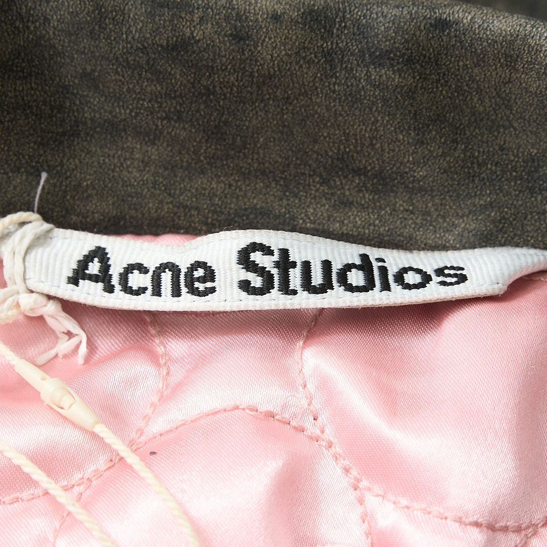 Acne Studios Acne Studios Men's Distressed Biker Jacket Size US S / EU 44-46 / 1 - 6 Thumbnail