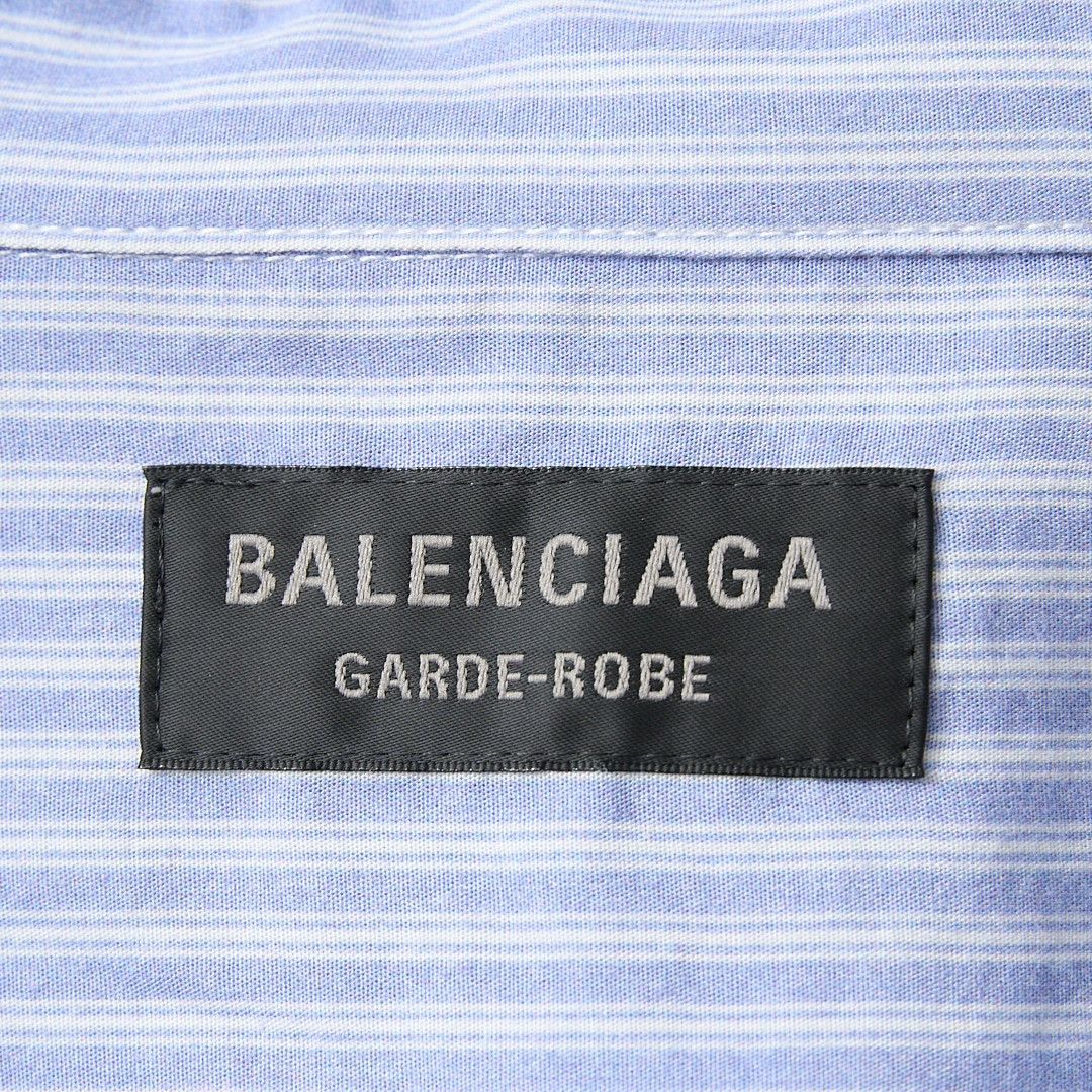 Balenciaga Balenciaga Men's Garde-robe Striped Shirt Size US XXS / EU 40 - 5 Thumbnail