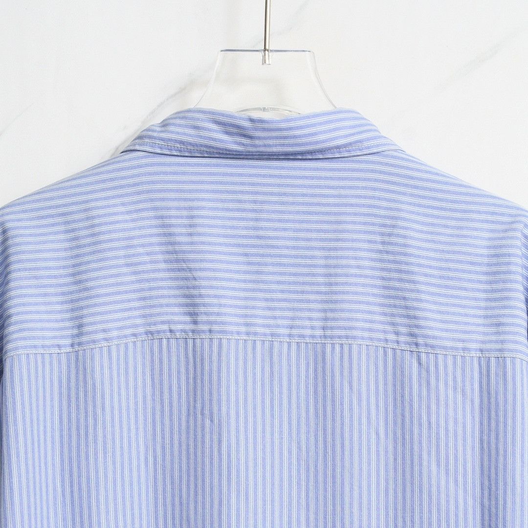 Balenciaga Balenciaga Men's Garde-robe Striped Shirt Size US XXS / EU 40 - 4 Thumbnail