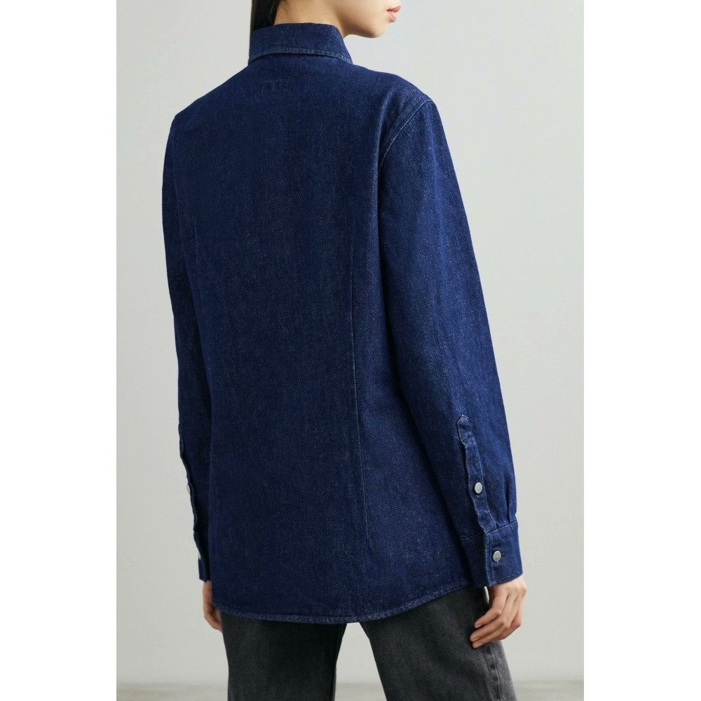 Raf Simons Raf Simons Unisex Denim Logo Shirt Size US S / EU 44-46 / 1 - 9 Thumbnail