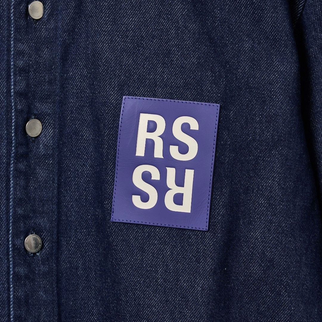Raf Simons Raf Simons Unisex Denim Logo Shirt Size US S / EU 44-46 / 1 - 3 Thumbnail