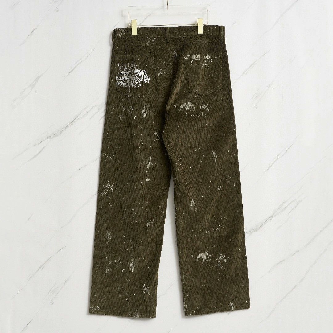 Misbhv MISBHV Men's Corduroy Distressed Casual Pants Size US 35 - 4 Thumbnail