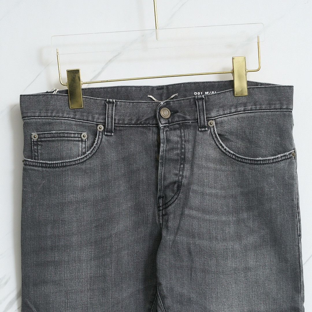 Saint Laurent Paris Saint Laurent Men's Leather Logo Jeans Size US 32 / EU 48 - 2 Thumbnail