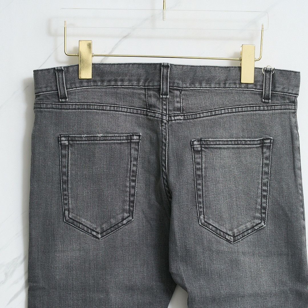 Saint Laurent Paris Saint Laurent Men's Leather Logo Jeans Size US 32 / EU 48 - 5 Thumbnail