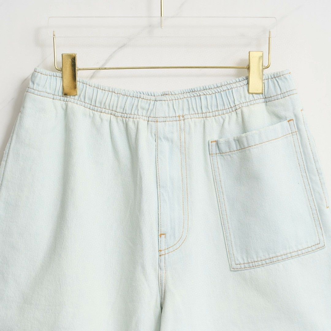 MM6 MM6 Men's Straight Denim Shorts Size US 28 / EU 44 - 2 Thumbnail