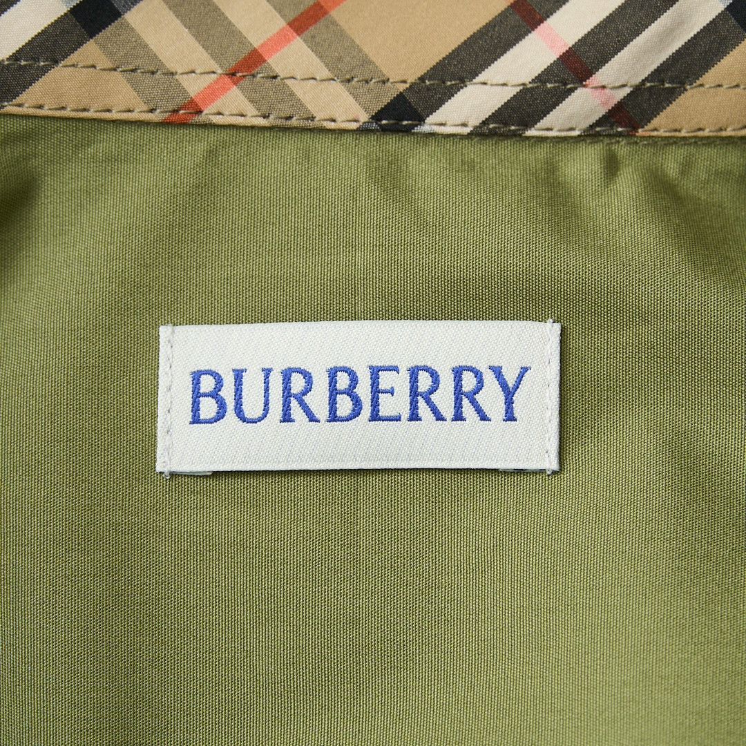 Burberry Burberry Men's Check Embroidered Shirt Size US L / EU 52-54 / 3 - 6 Thumbnail