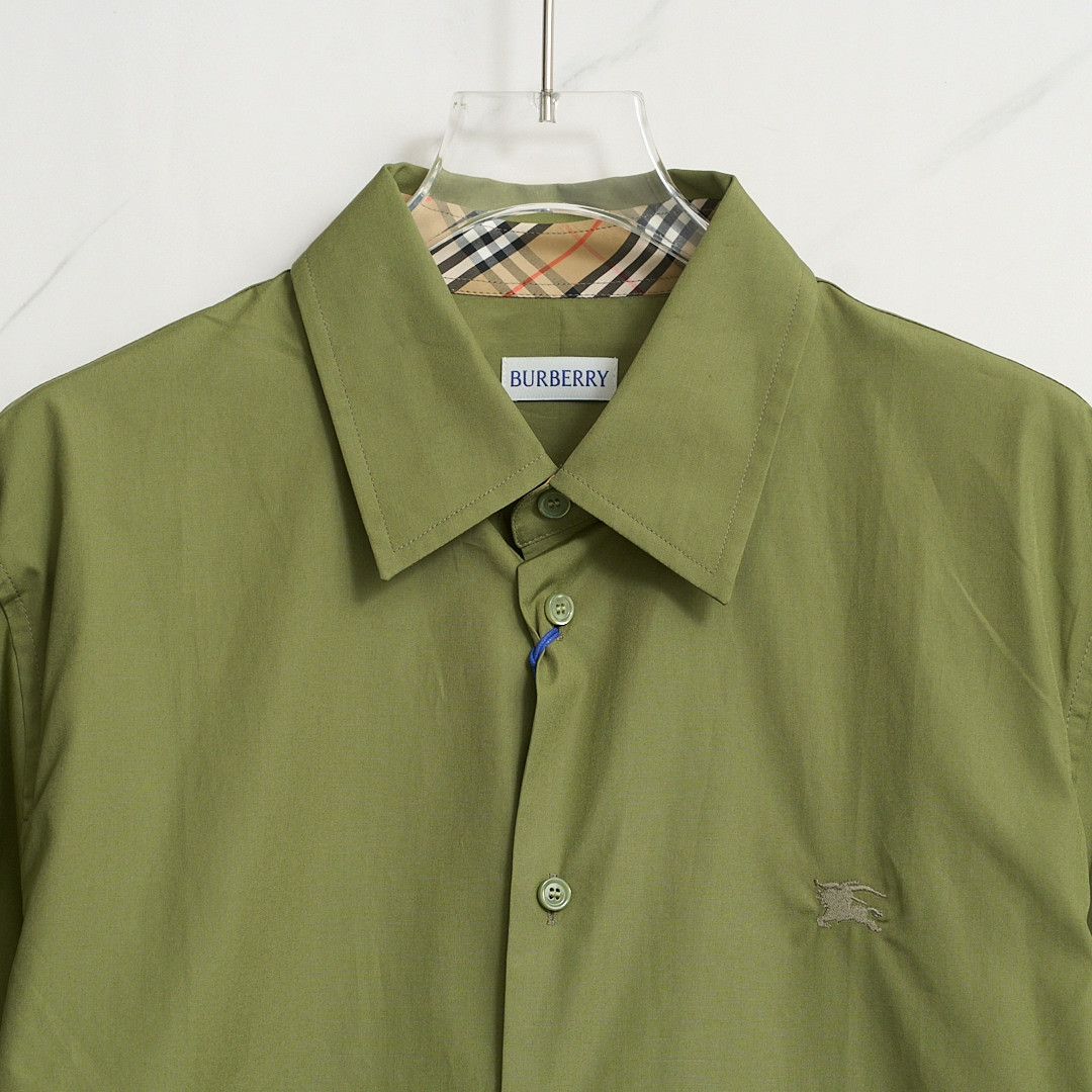 Burberry Burberry Men's Check Embroidered Shirt Size US L / EU 52-54 / 3 - 2 Thumbnail