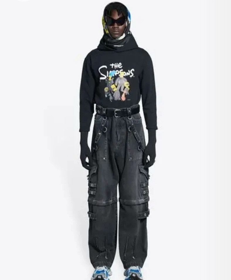 Balenciaga Balenciaga Men's Cartoon Hoodie Size US S / EU 44-46 / 1 - 9 Thumbnail