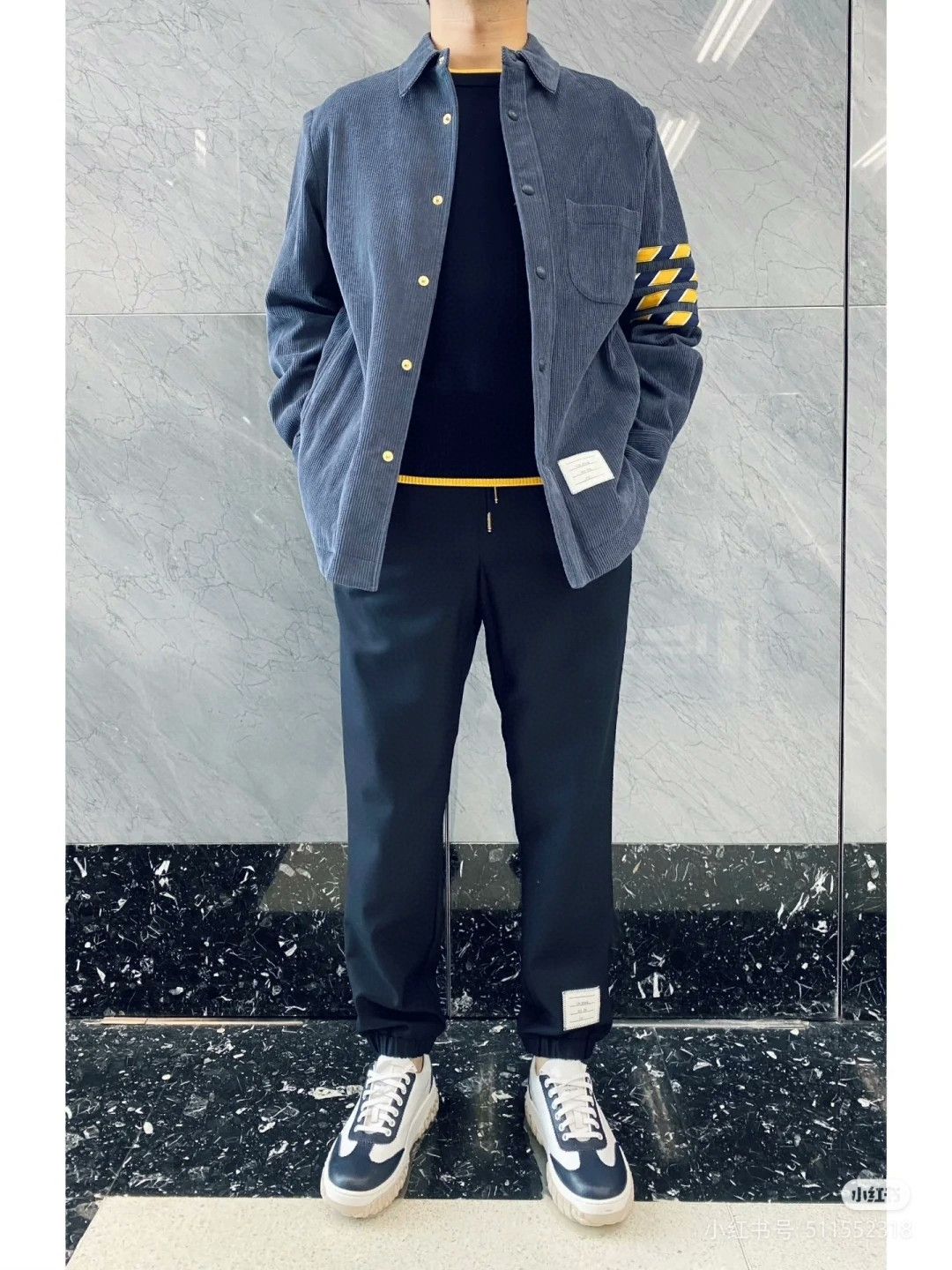 Thom Browne Thom Browne Men's Corduroy Shirt Jacket Size US M / EU 48-50 / 2 - 7 Thumbnail