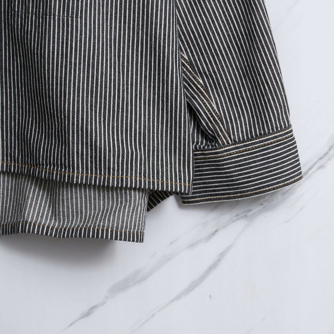 Maison MIHARA YASUHIRO Mihara Yasuhiro Men's Striped Long Sleeve Shirt Size US M / EU 48-50 / 2 - 3 Thumbnail