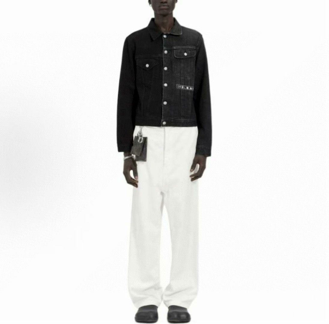 Maison Margiela Maison Margiela MM6 Men's Colorblock Denim Jacket Size US S / EU 44-46 / 1 - 8 Thumbnail