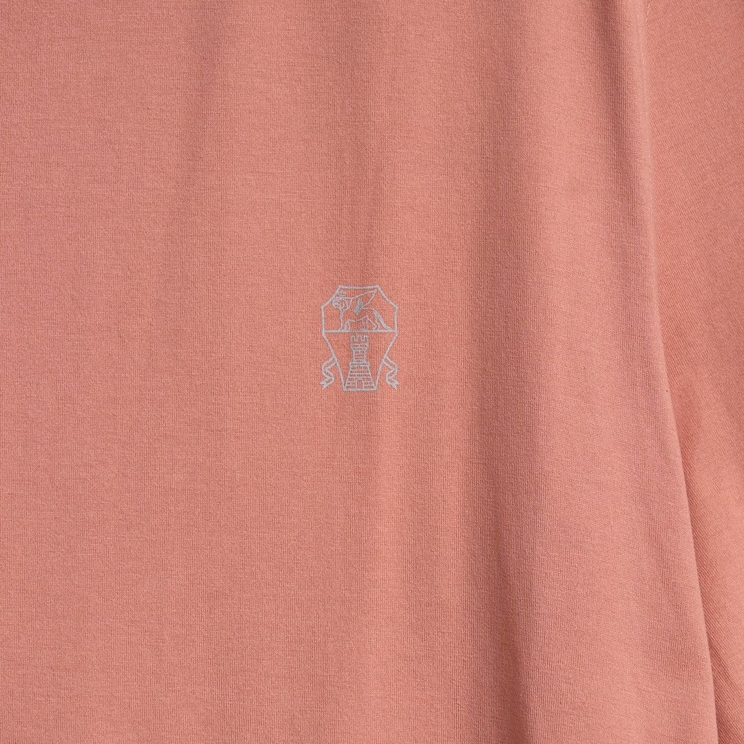 Brunello Cucinelli Brunello Cucinelli Men's Logo Print T-Shirt Size US M / EU 48-50 / 2 - 3 Thumbnail