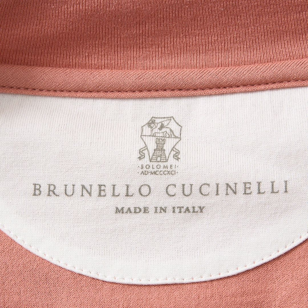 Brunello Cucinelli Brunello Cucinelli Men's Logo Print T-Shirt Size US M / EU 48-50 / 2 - 7 Thumbnail