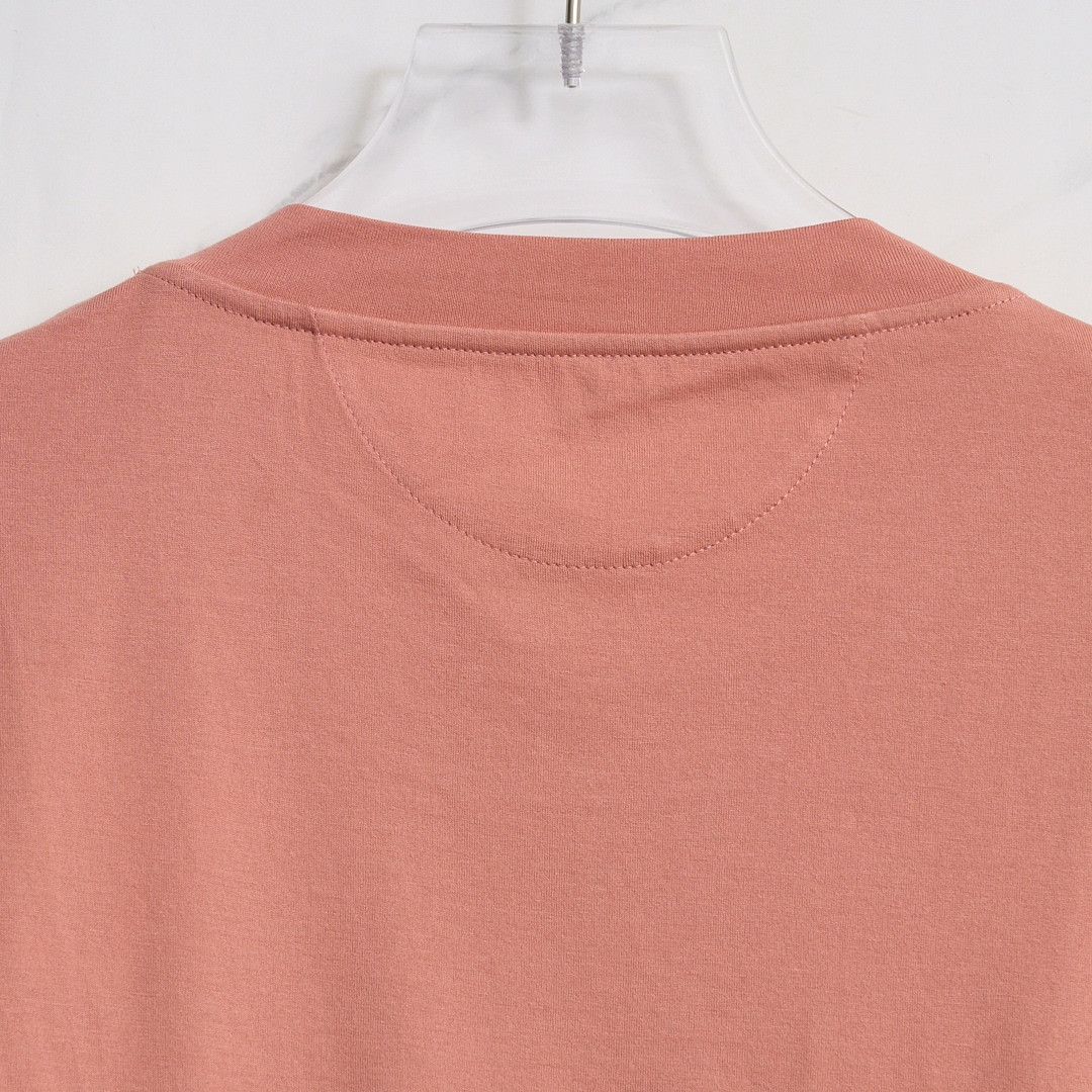 Brunello Cucinelli Brunello Cucinelli Men's Logo Print T-Shirt Size US M / EU 48-50 / 2 - 6 Thumbnail
