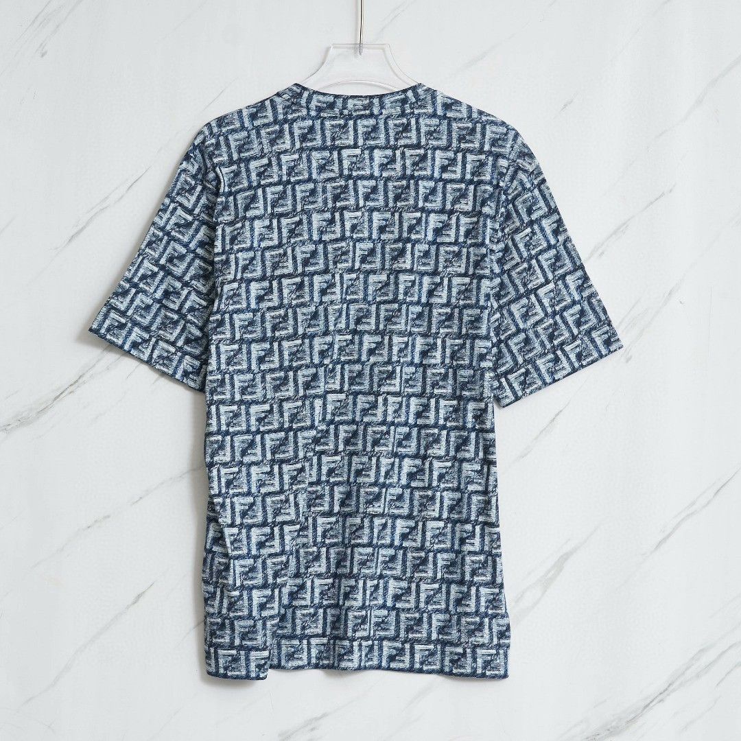 Fendi Fendi Men's Logo Print T-Shirt Size US L / EU 52-54 / 3 - 4 Thumbnail