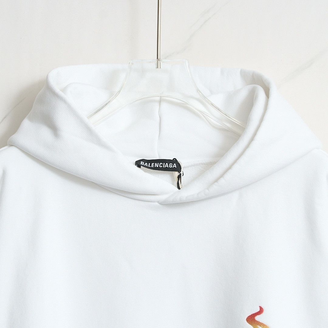 Balenciaga Balenciaga Unisex Torch Embroidery Oversize Sweatshirt Size M / US 6-8 / IT 42-44 - 2 Thumbnail