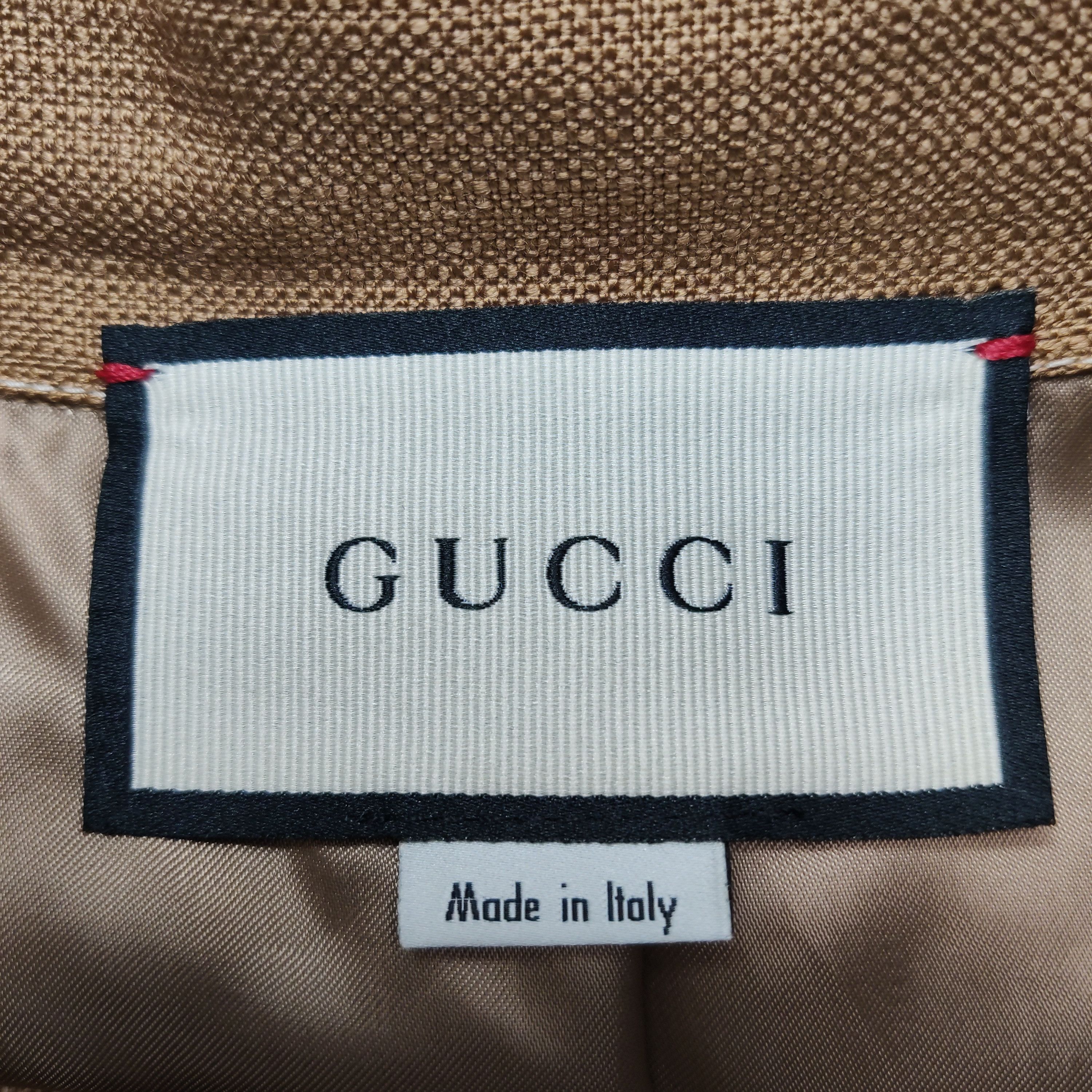 Gucci Gucci Logo Patch Viscose Light Jacket Size 44 Size US S / EU 44-46 / 1 - 5 Thumbnail