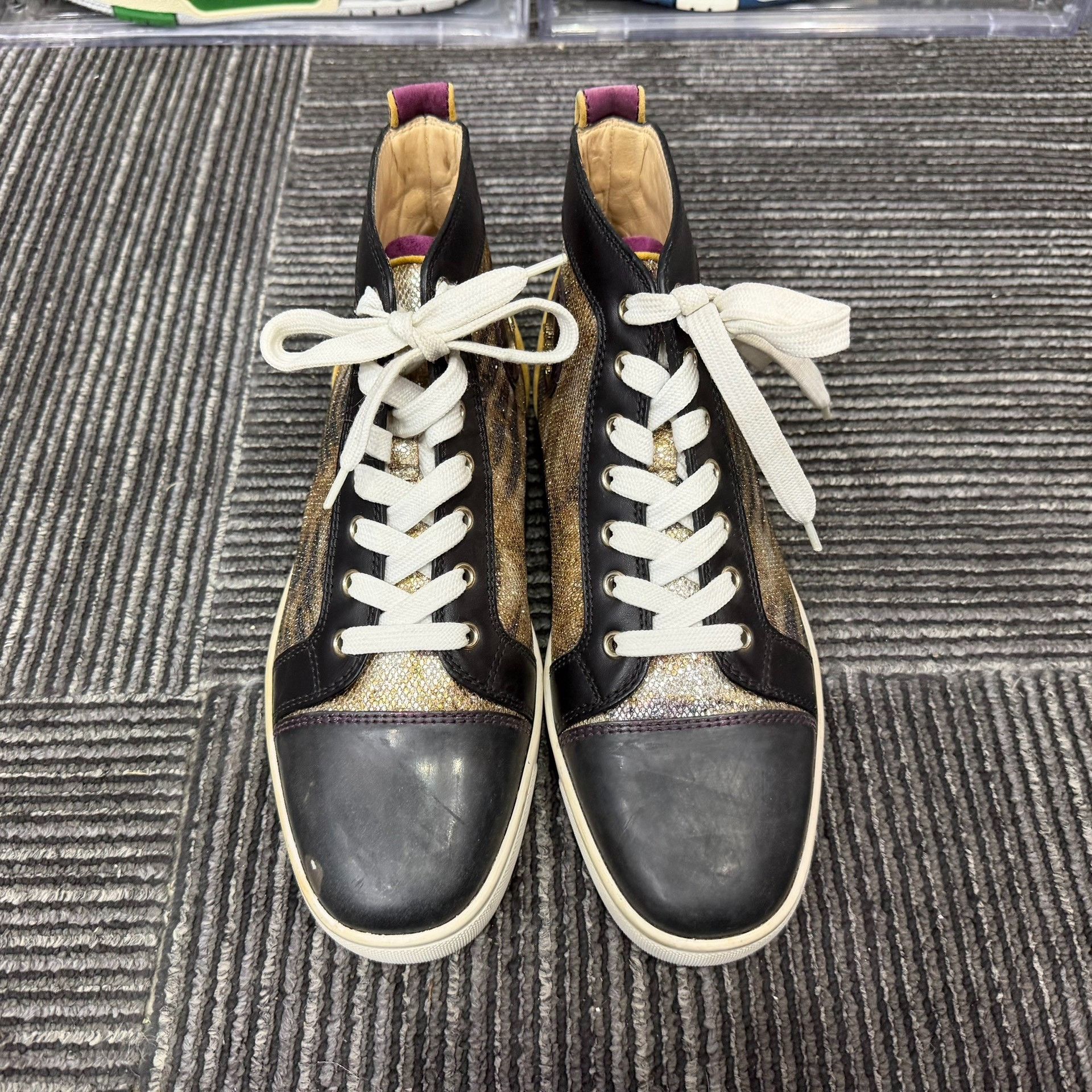 Christian Louboutin Christian Louboutin Red Hitop Sneakers 6 Men Size US 6 / EU 39 - 4 Thumbnail