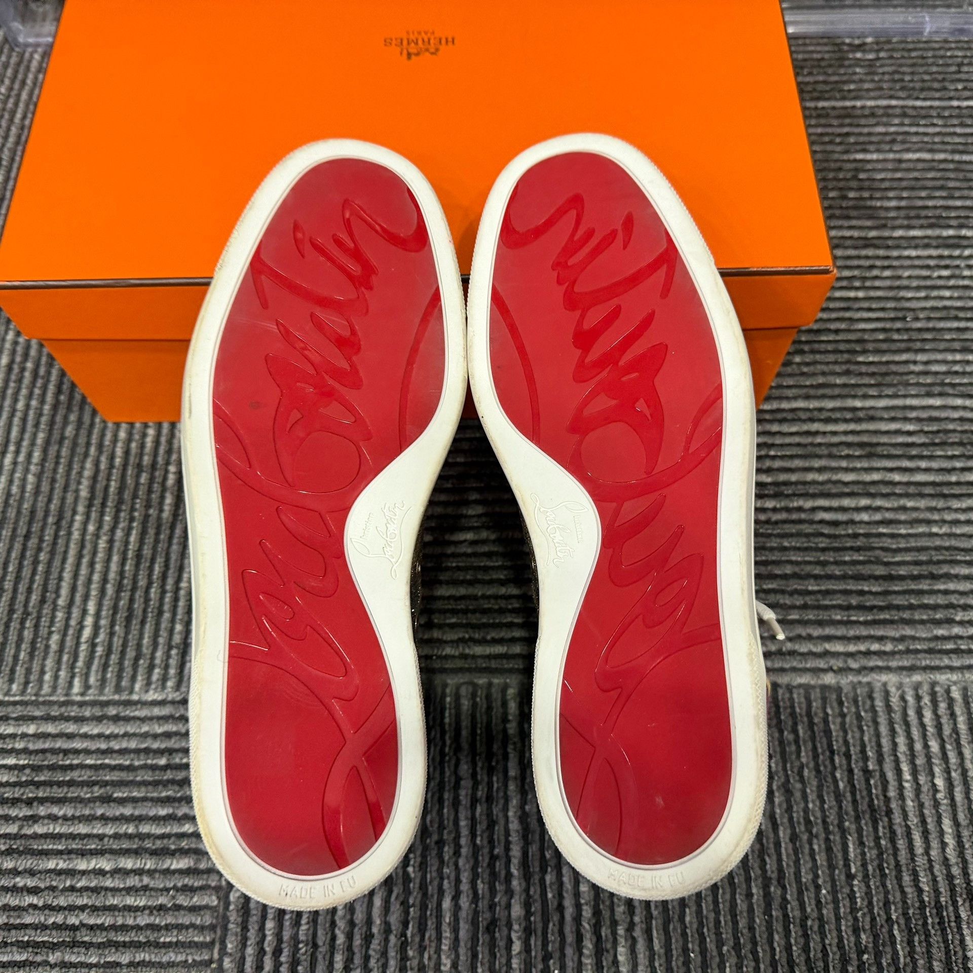 Christian Louboutin Christian Louboutin Red Hitop Sneakers 6 Men Size US 6 / EU 39 - 6 Thumbnail