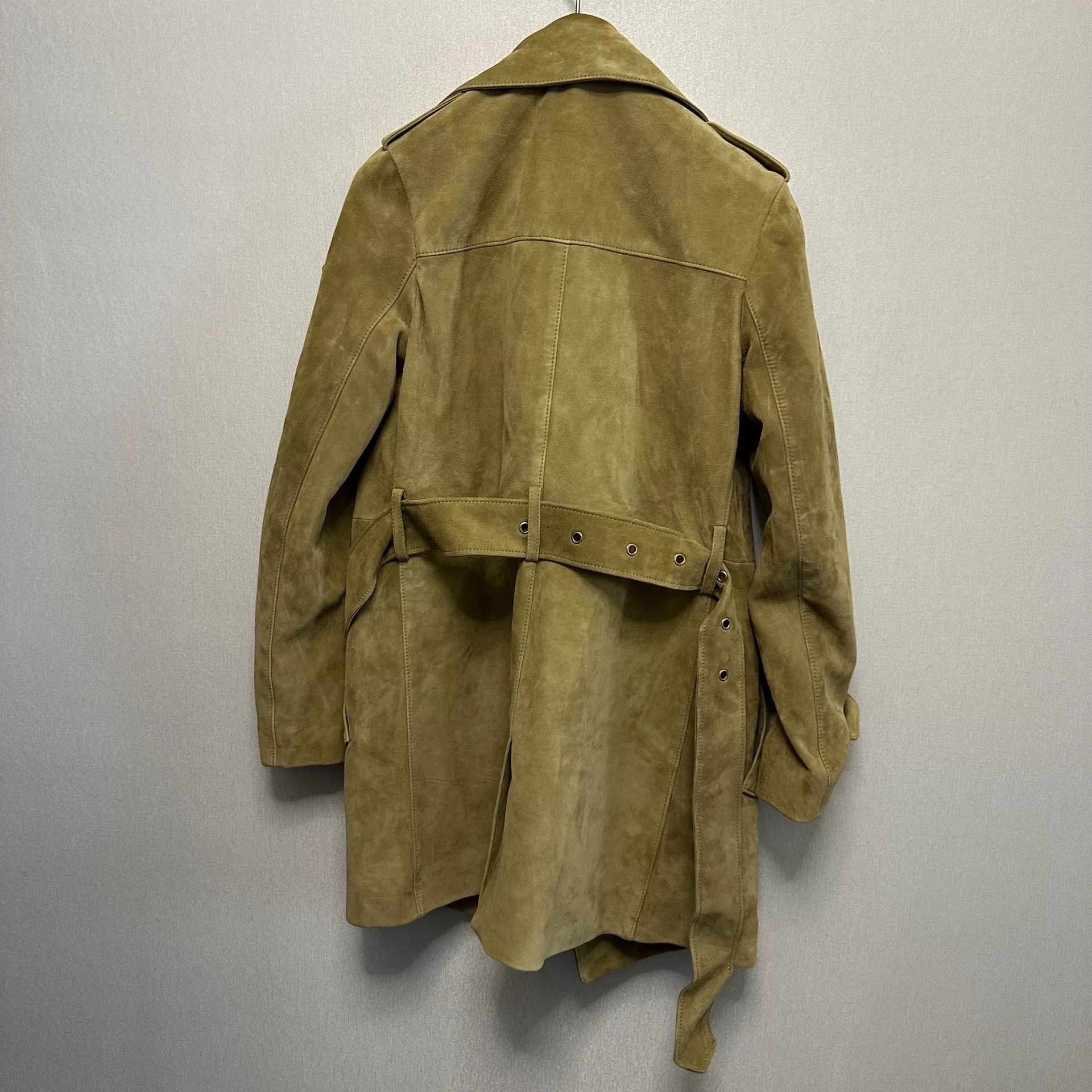 Coach Coach Leather Long Brown Coat L Women Size L / US 10 / IT 46 - 2 Thumbnail