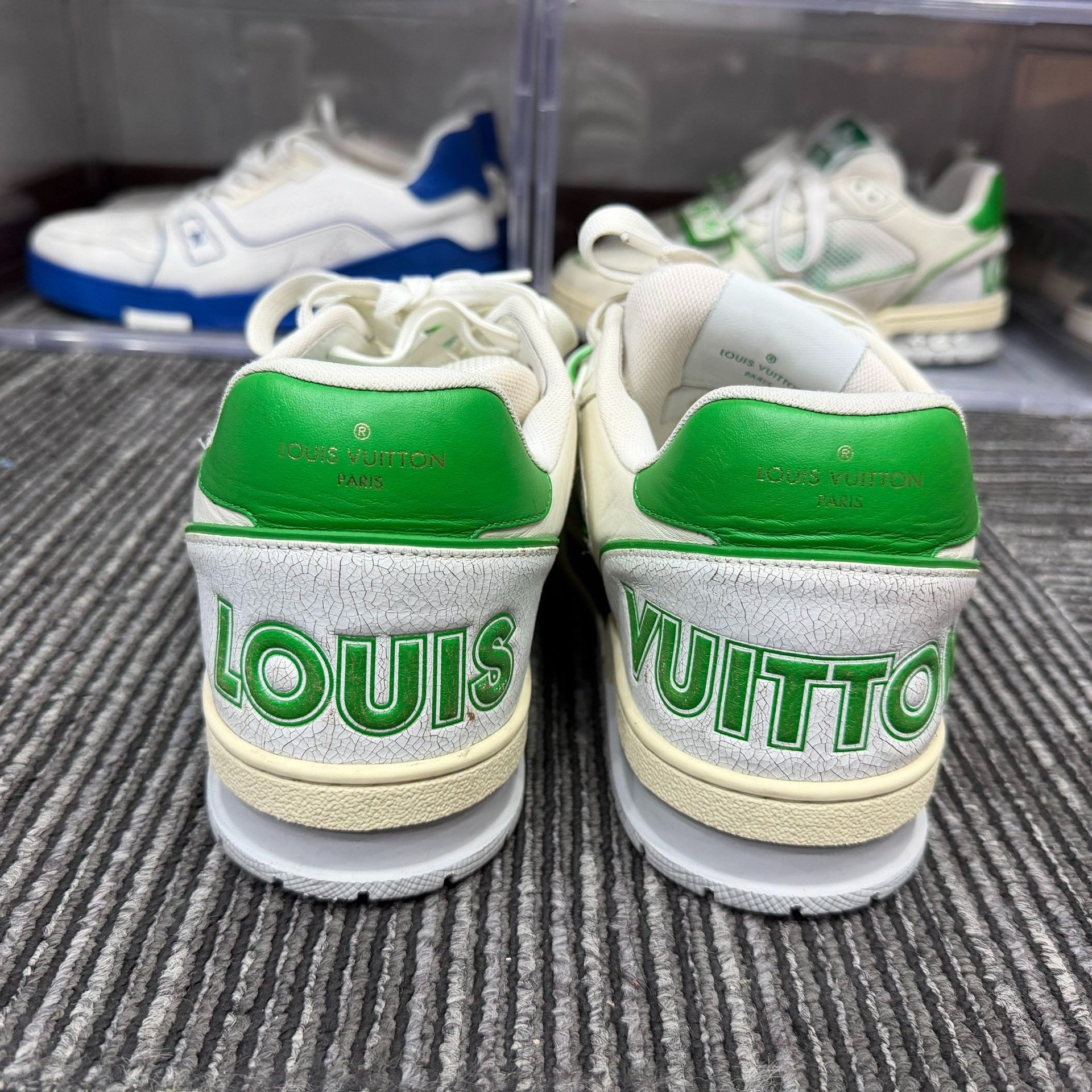 Louis Vuitton Louis Vuitton Training Green Lowtop Sneakers 8 Men Size US 8 / EU 41 - 5 Thumbnail