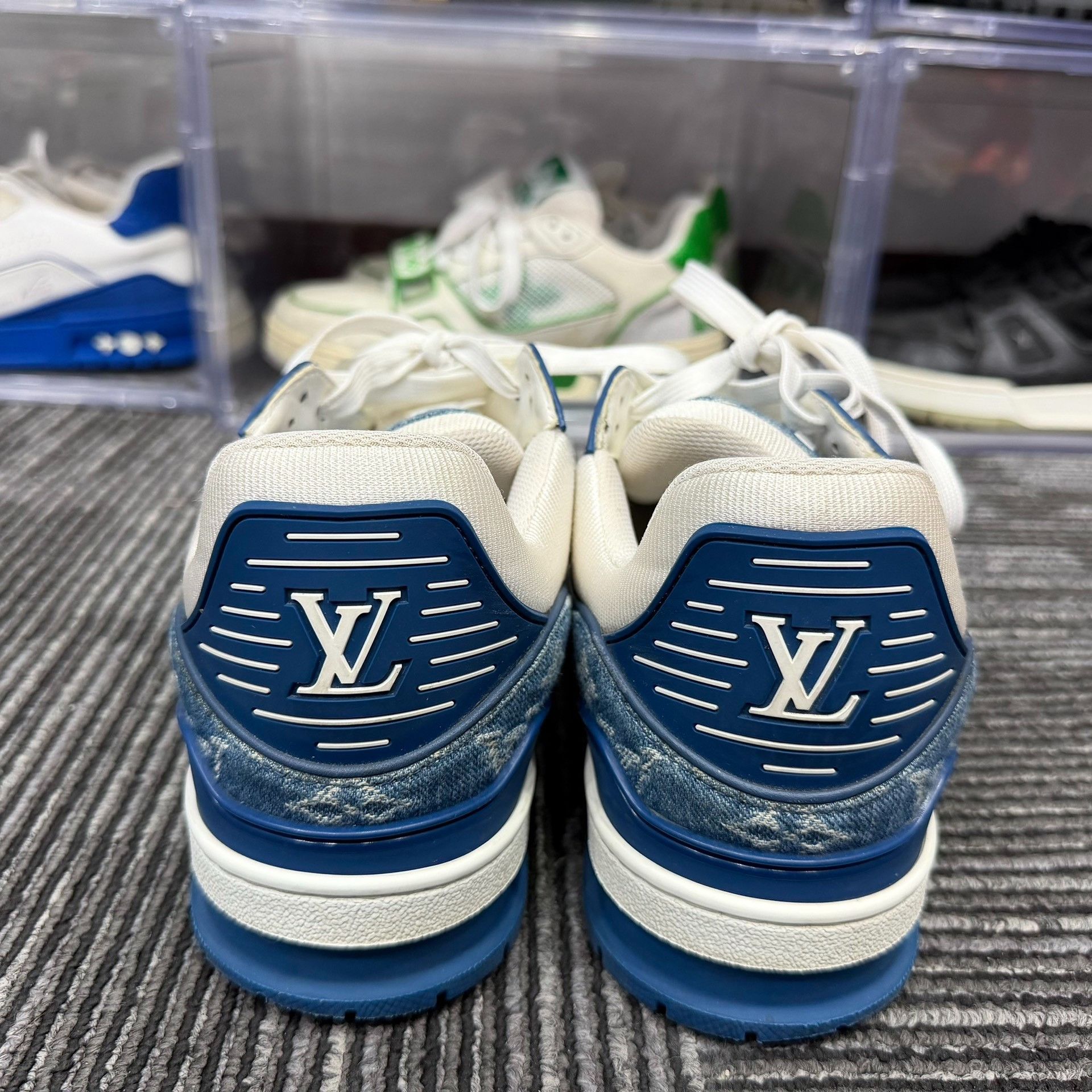 Louis Vuitton Louis Vuitton Training Denim Blue Lowtop Sneakers 8 Men Size US 8 / EU 41 - 5 Thumbnail