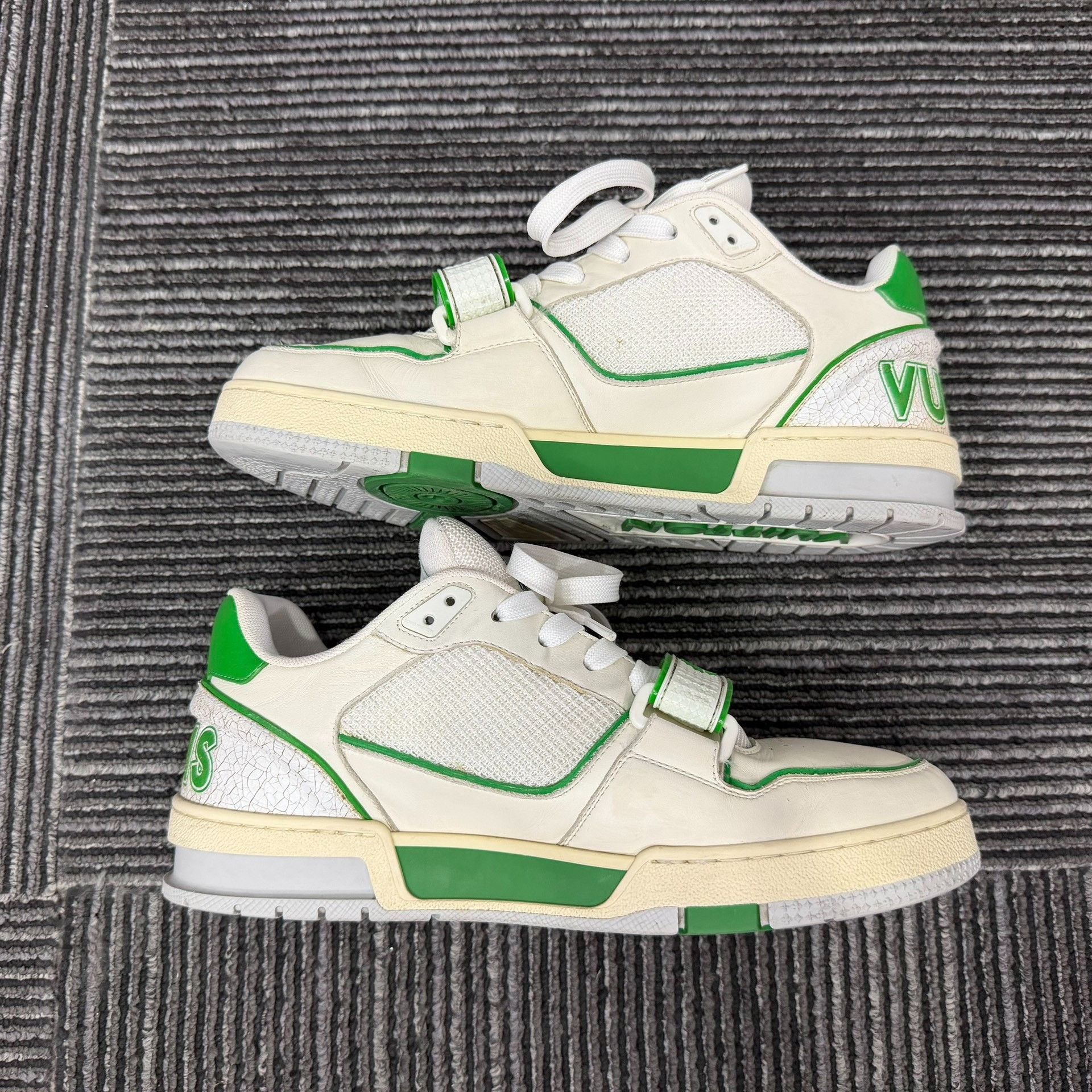 Louis Vuitton Louis Vuitton Training Green Lowtop Sneakers 7 Men Size US 7 / EU 40 - 3 Thumbnail