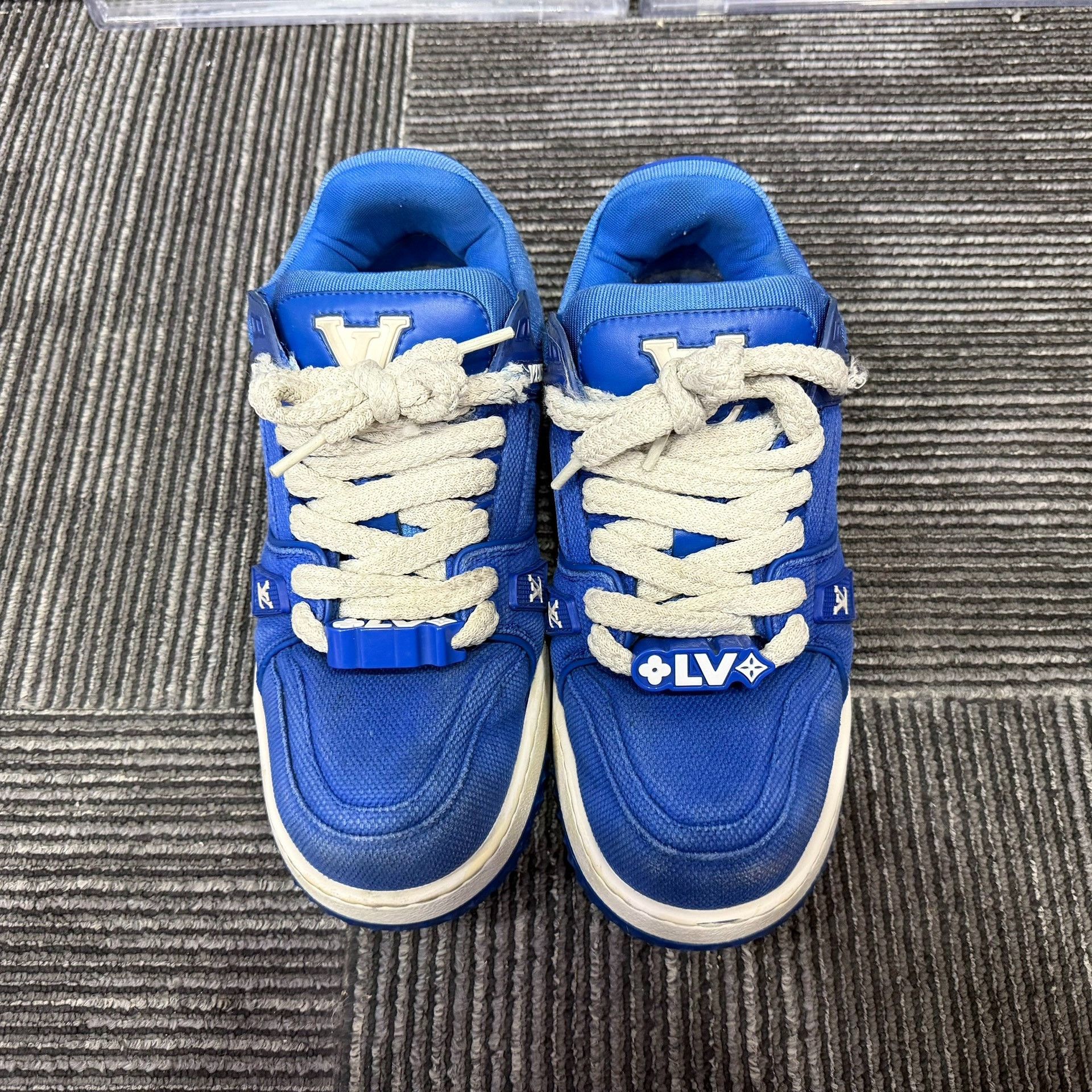 Louis Vuitton Louis Vuitton Training Blue Lowtop Sneakers 10 Men Size US 10 / EU 43 - 4 Thumbnail